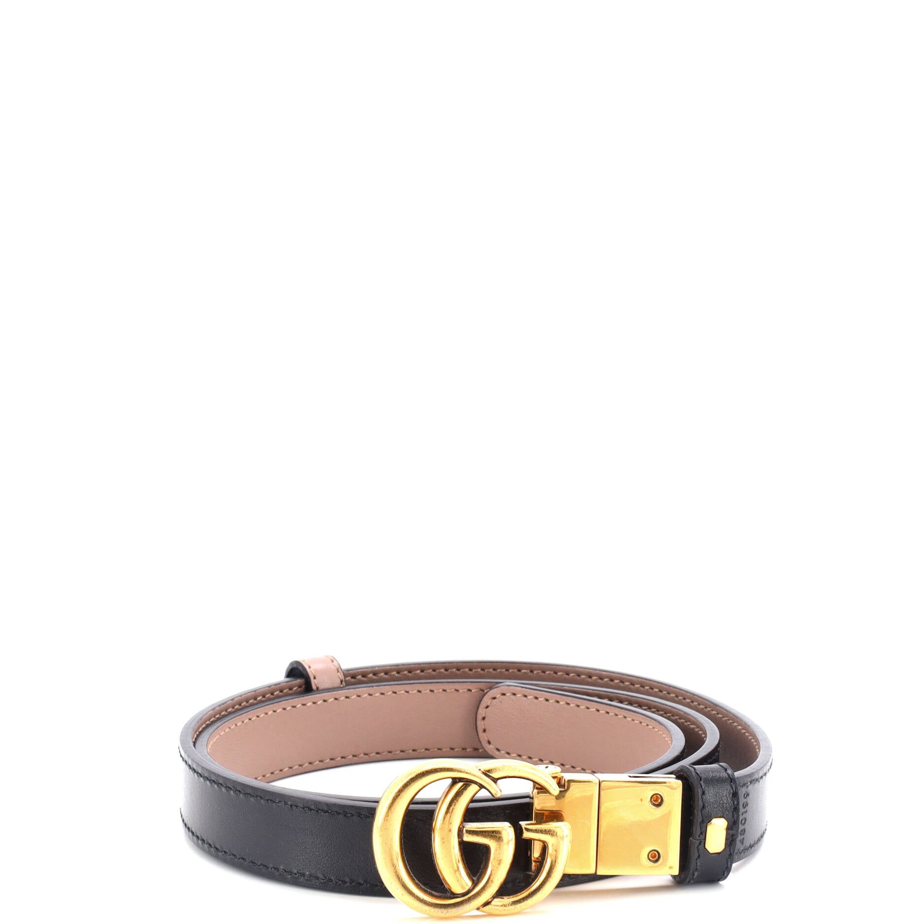 GG Marmont Reversible Belt Leather Thin 80