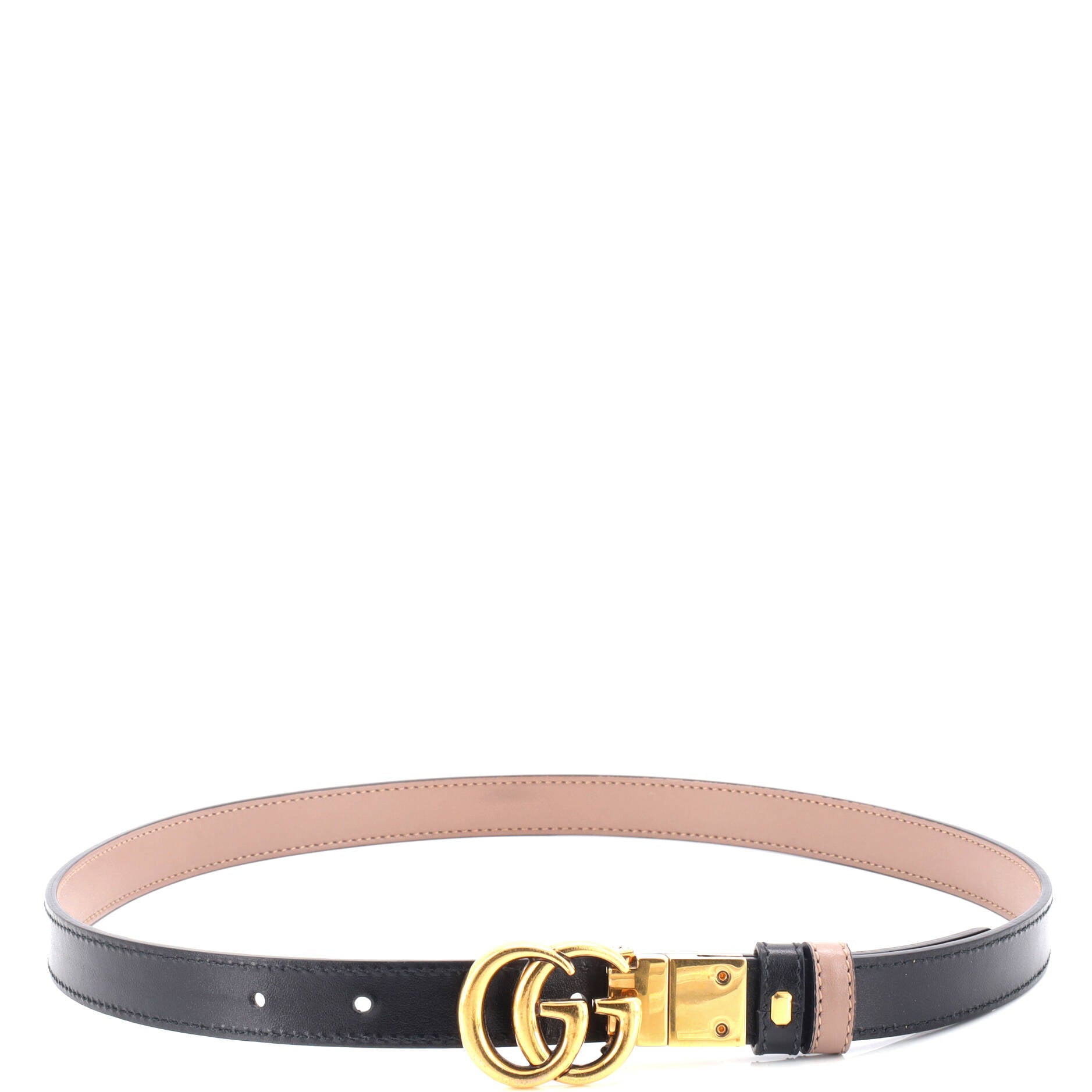 GG Marmont Reversible Belt Leather Thin 80