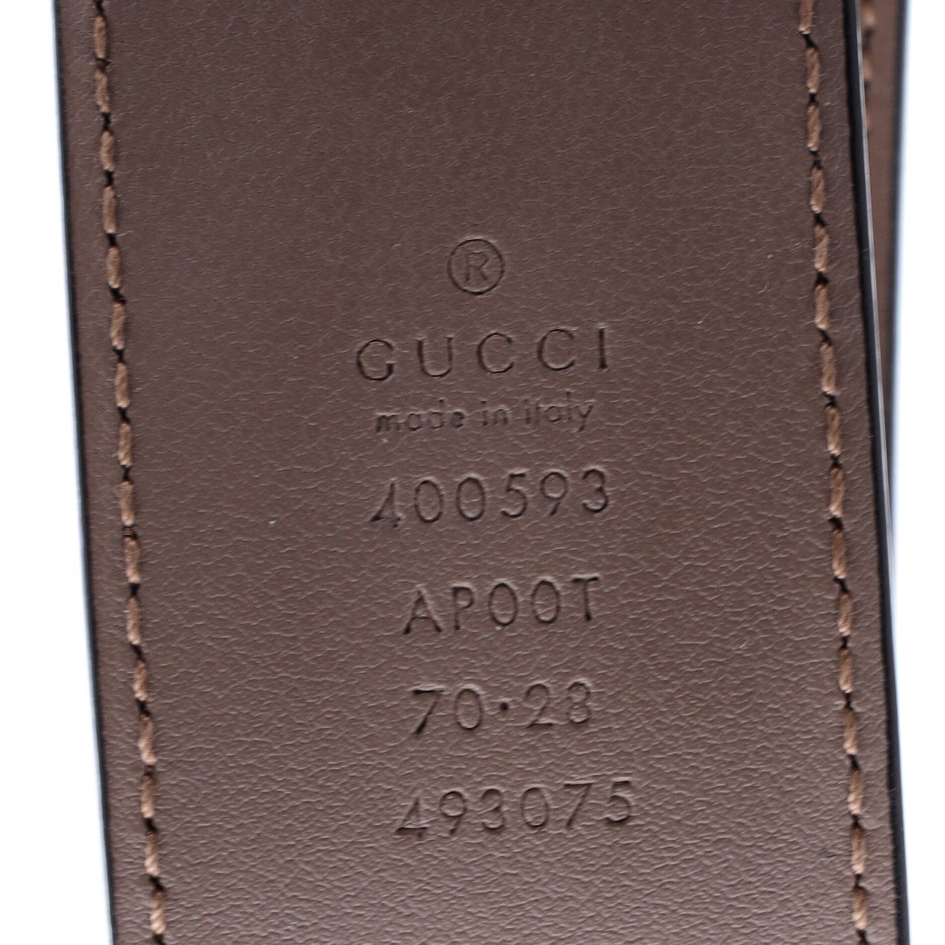 GG Marmont Belt Leather Wide 70