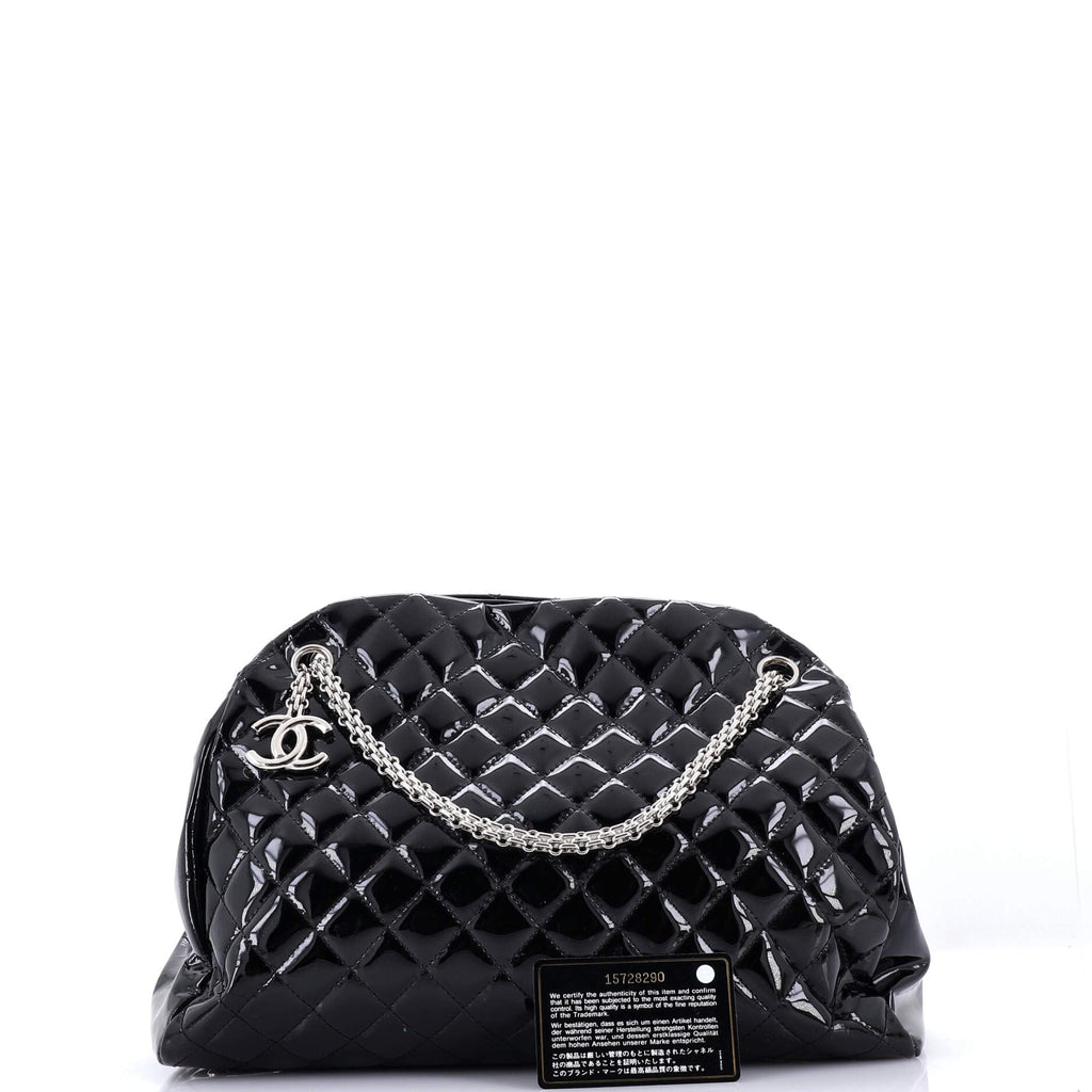 Just Mademoiselle Bag Quilted Patent Large