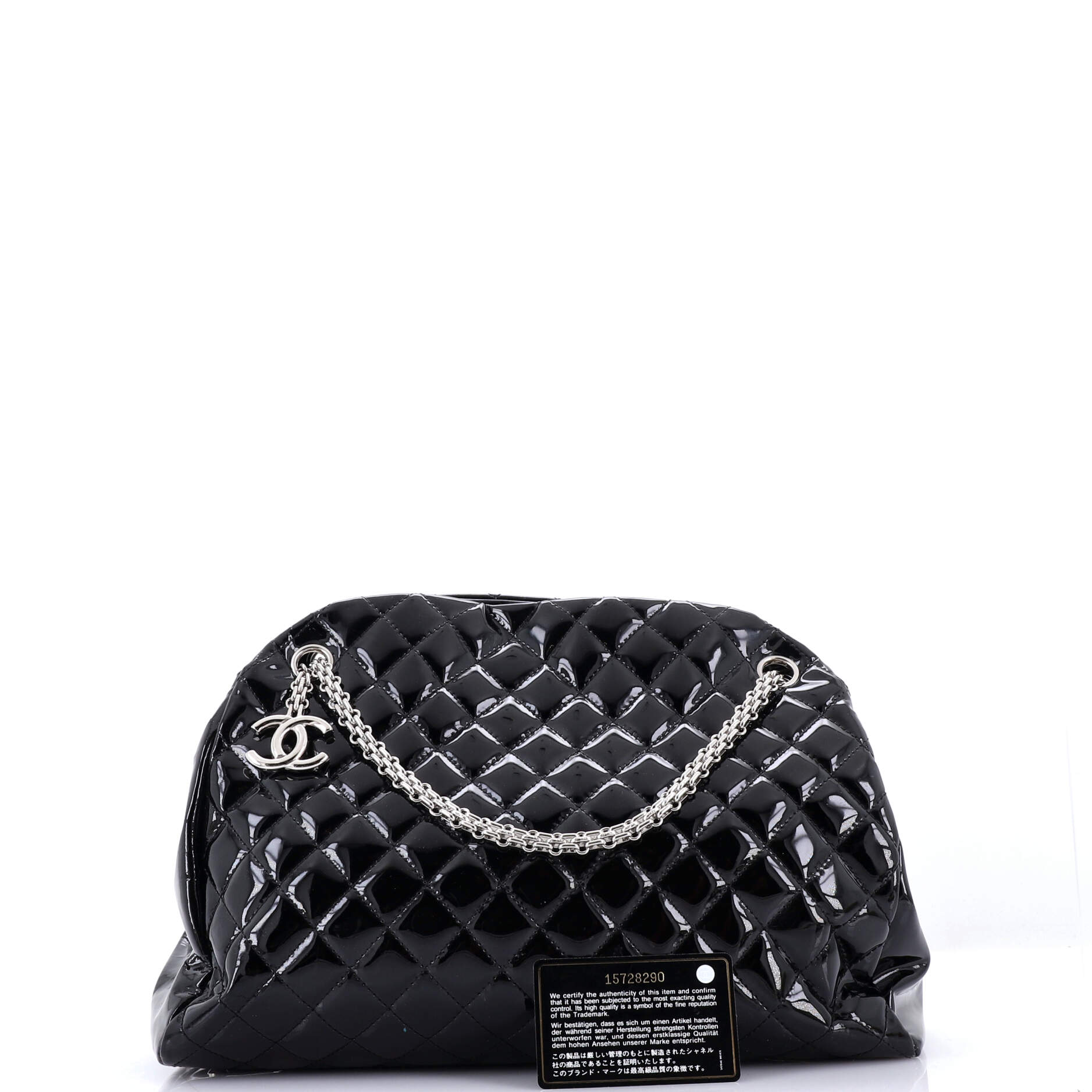 Just Mademoiselle Bag Quilted Patent Large