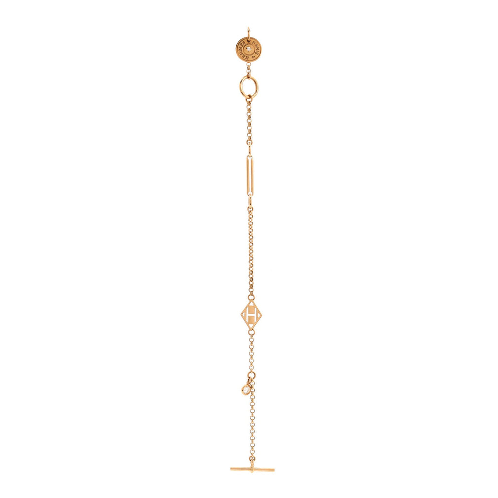 Gambade Bracelet 18K Rose Gold with 2 Diamonds