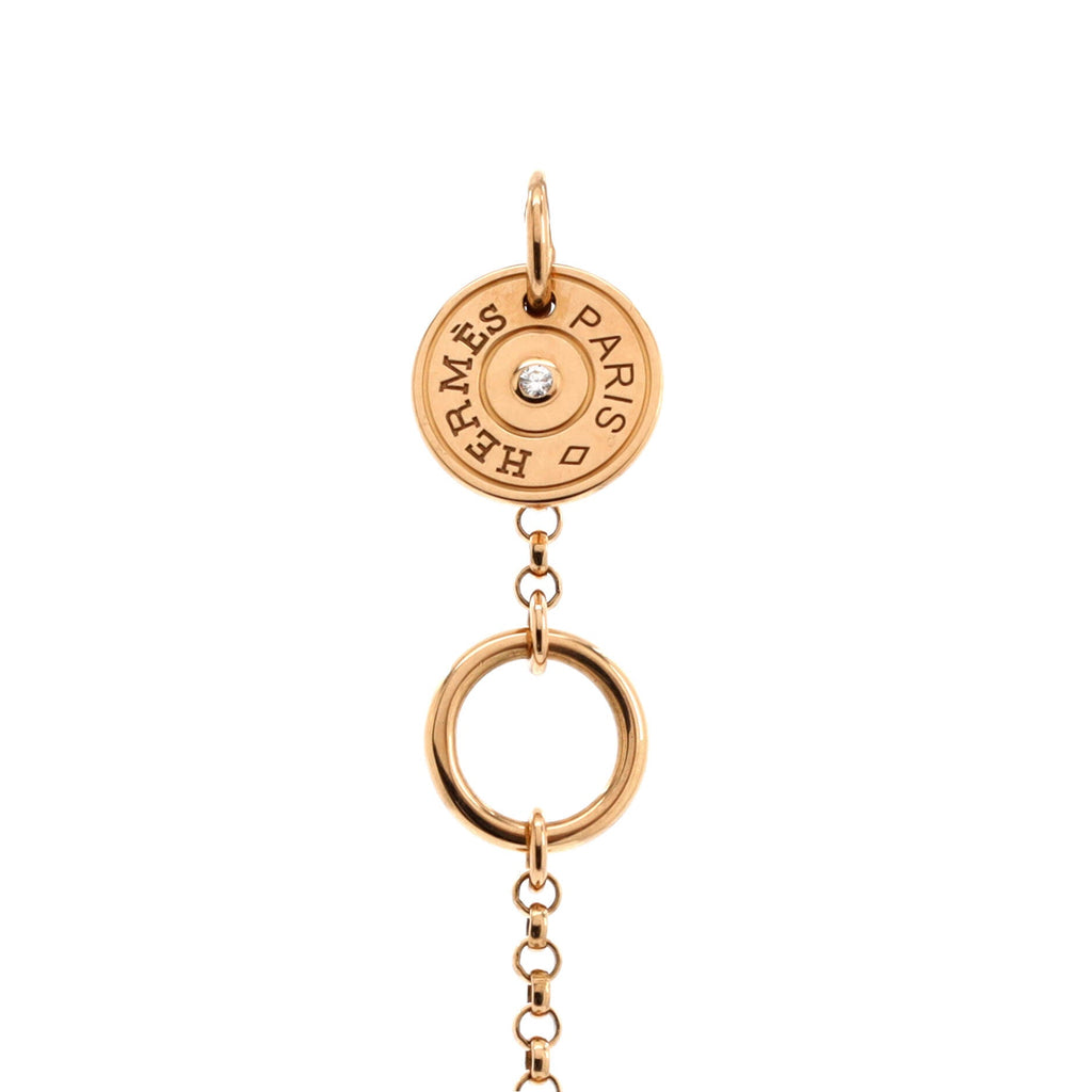 Gambade Bracelet 18K Rose Gold with 2 Diamonds