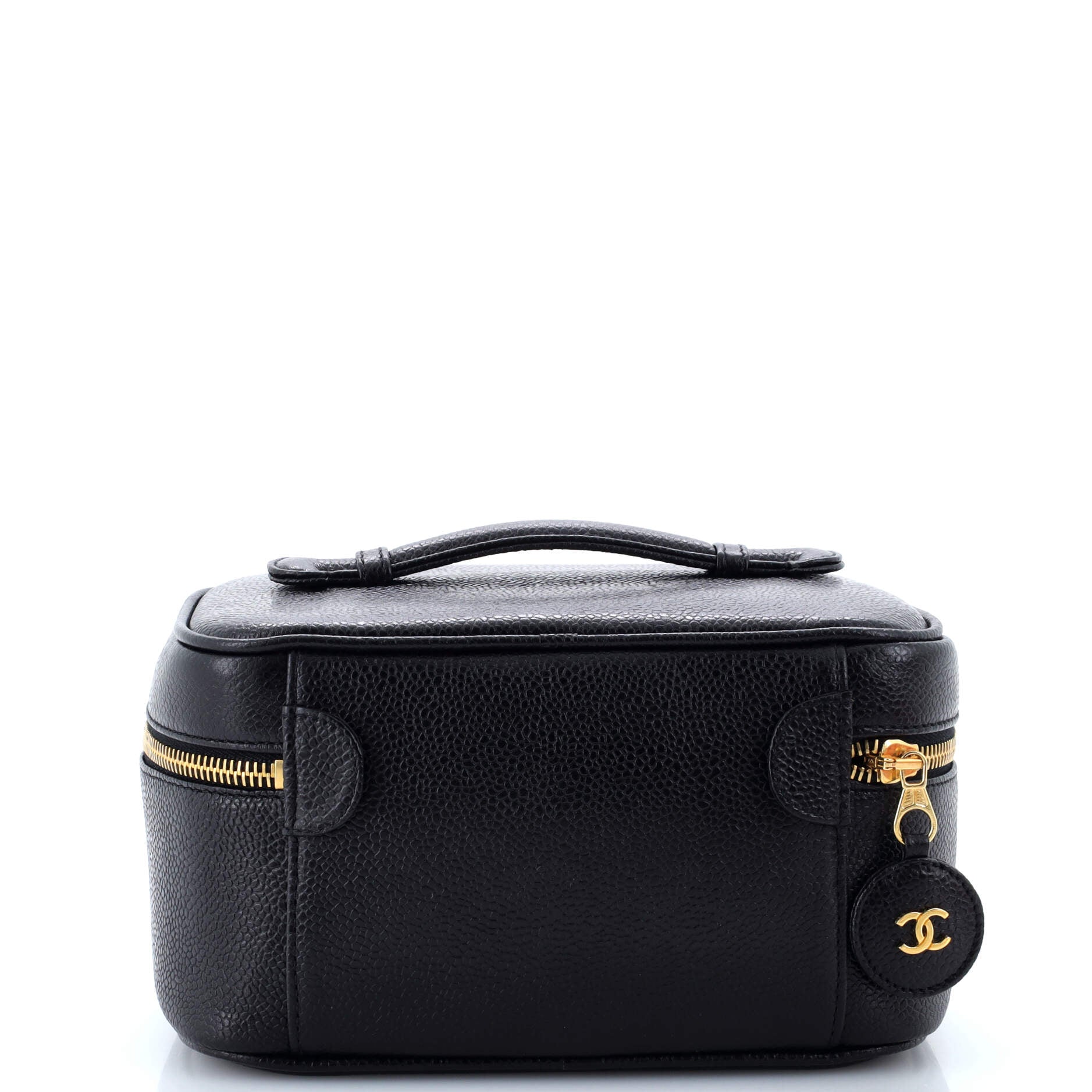 Vintage Timeless Cosmetic Case Caviar Medium