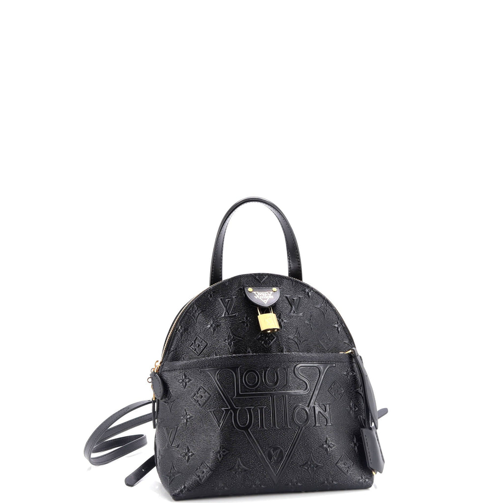 Louis Vuitton Moon Backpack Embossed Monogram Midnight Canvas