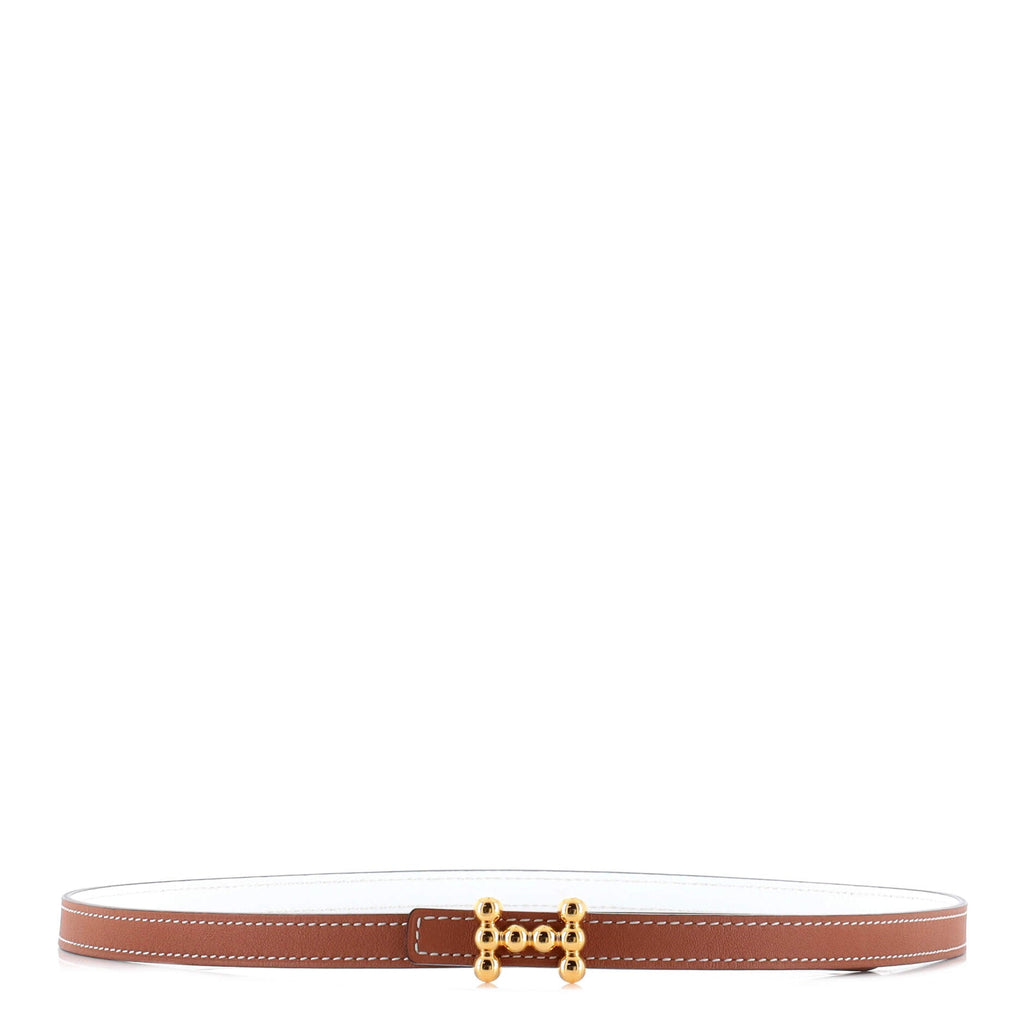 Bubble Reversible Belt Leather Thin 80