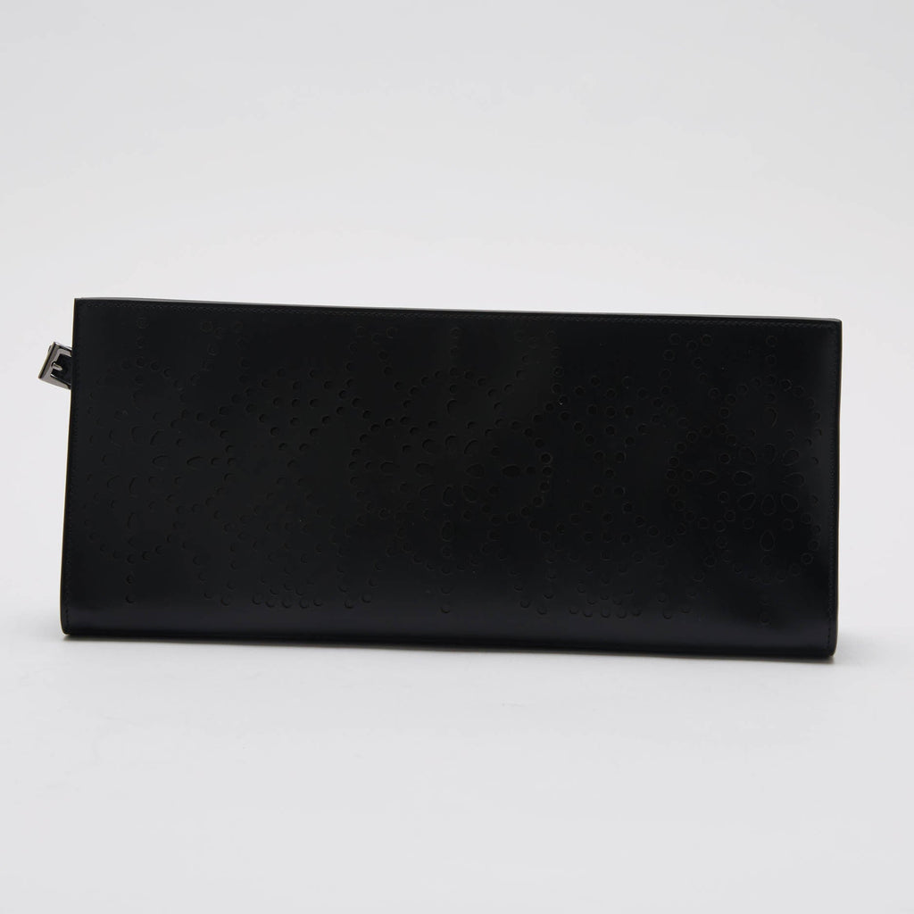 Laser-Cut Clutch Leather