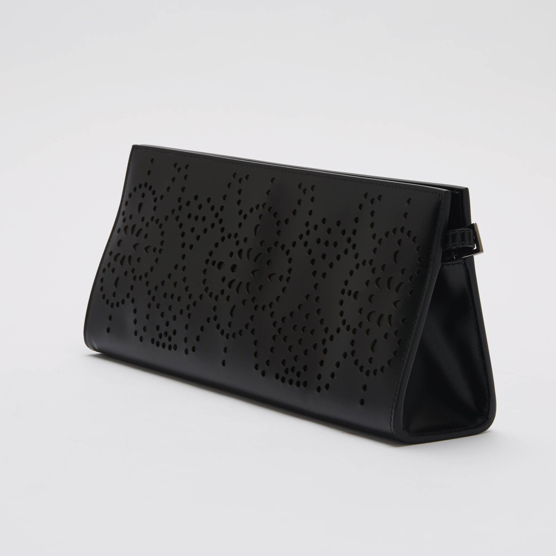 Laser-Cut Clutch Leather