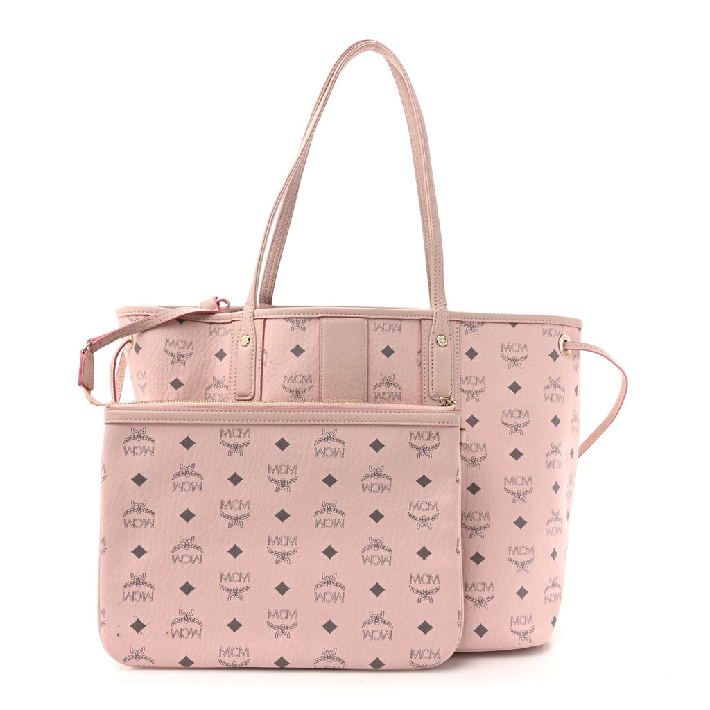 Visetos Medium Liz Reversible Shopper Tote Powder Pink