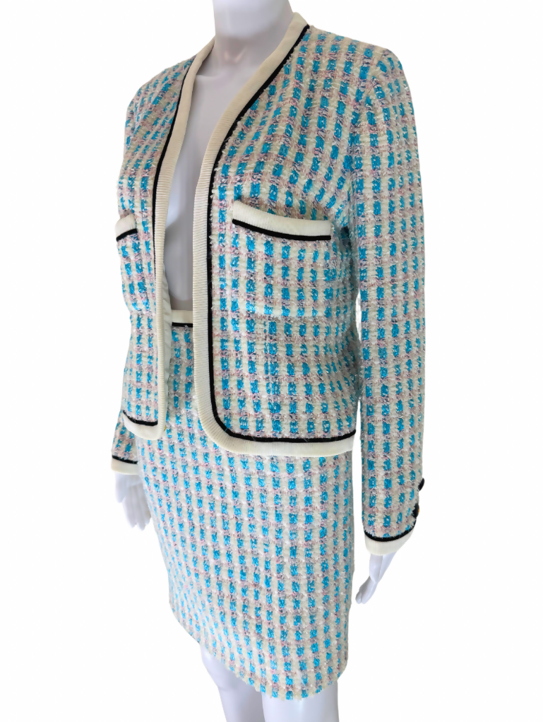 Chanel Vintage 1992 Runway Tweed Set