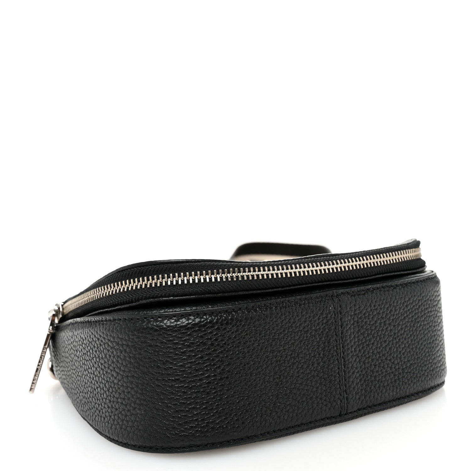 Pebbled Calfskin Recruit Nomad Crossbody Black