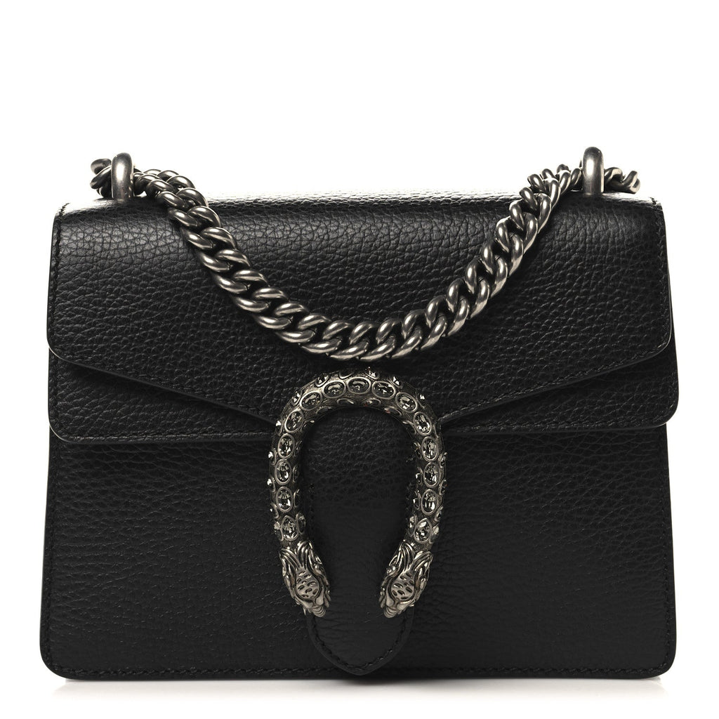 Calfskin Mini Dionysus Shoulder Bag Black