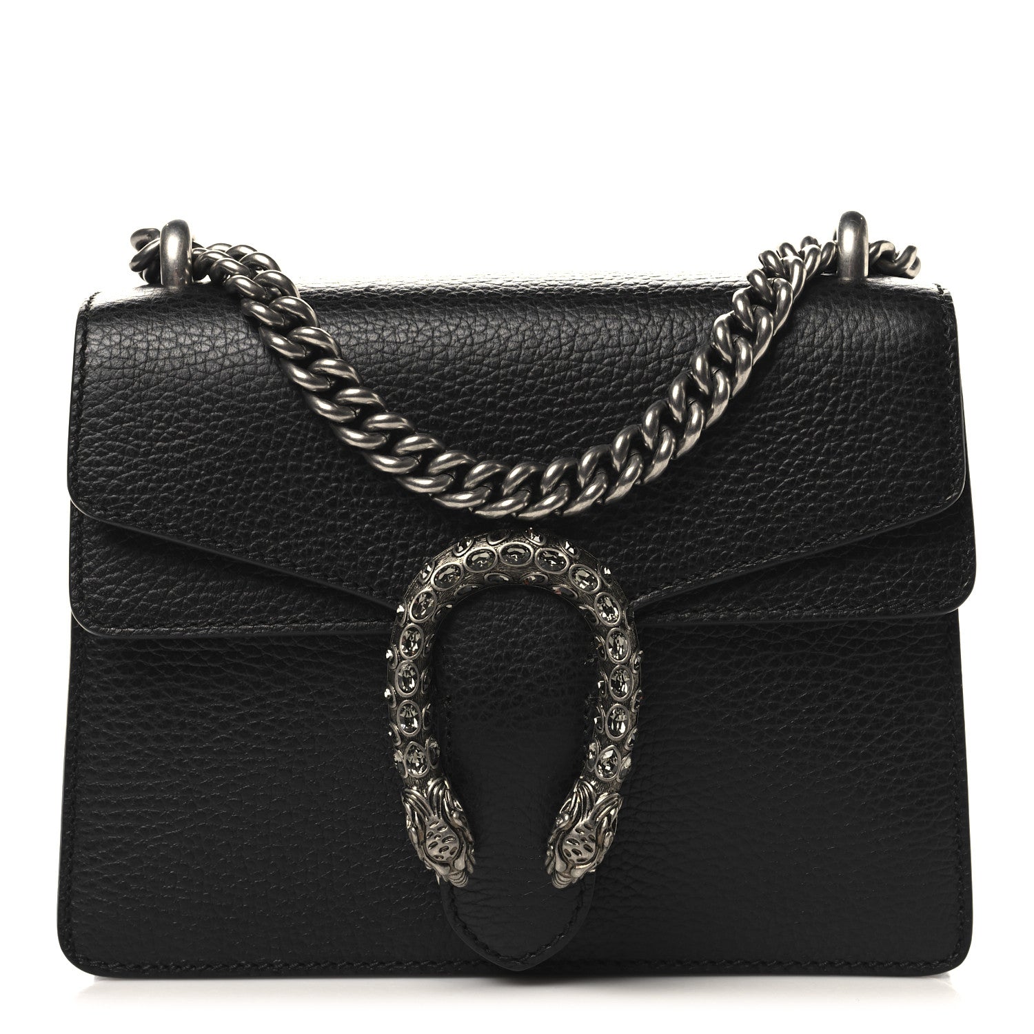Calfskin Mini Dionysus Shoulder Bag Black