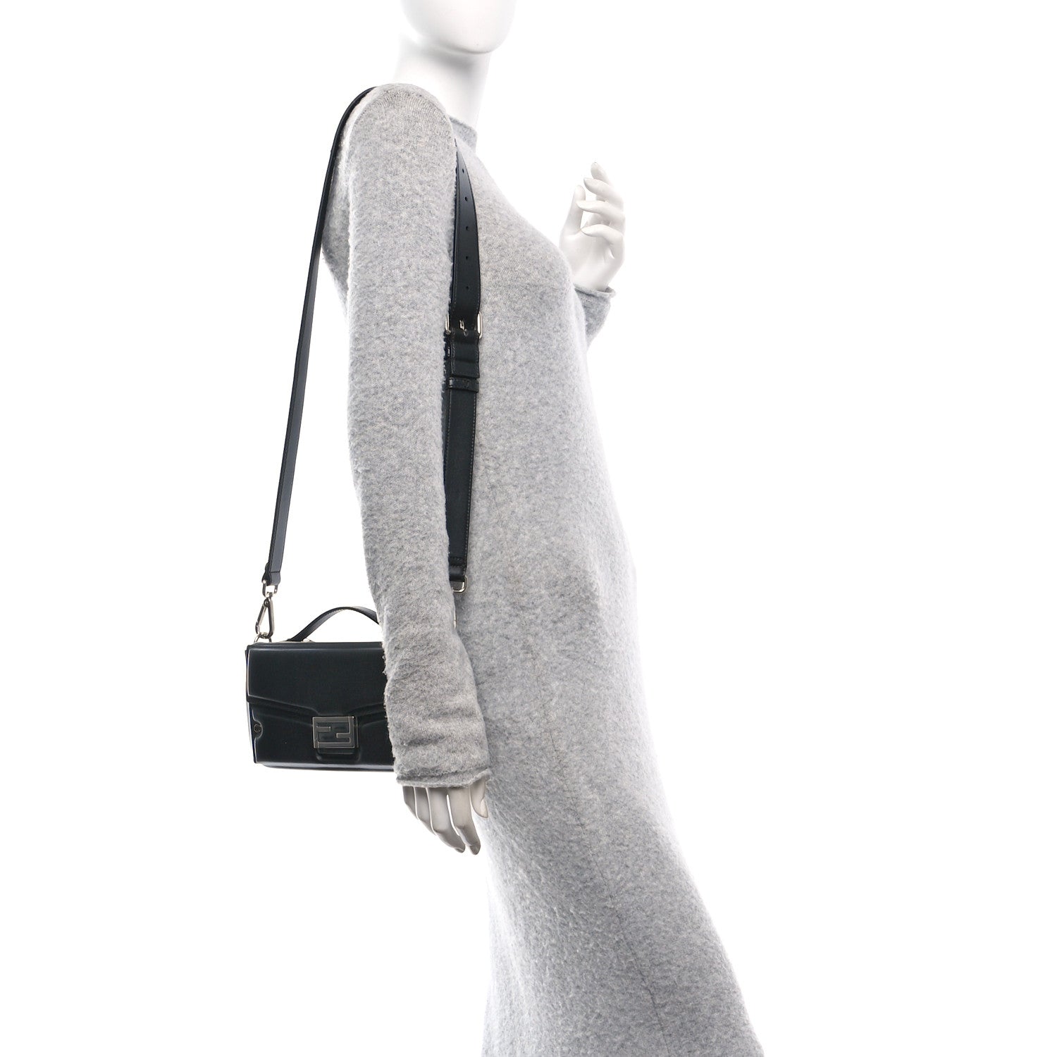 Nappa Baguette Soft Trunk Bag Black