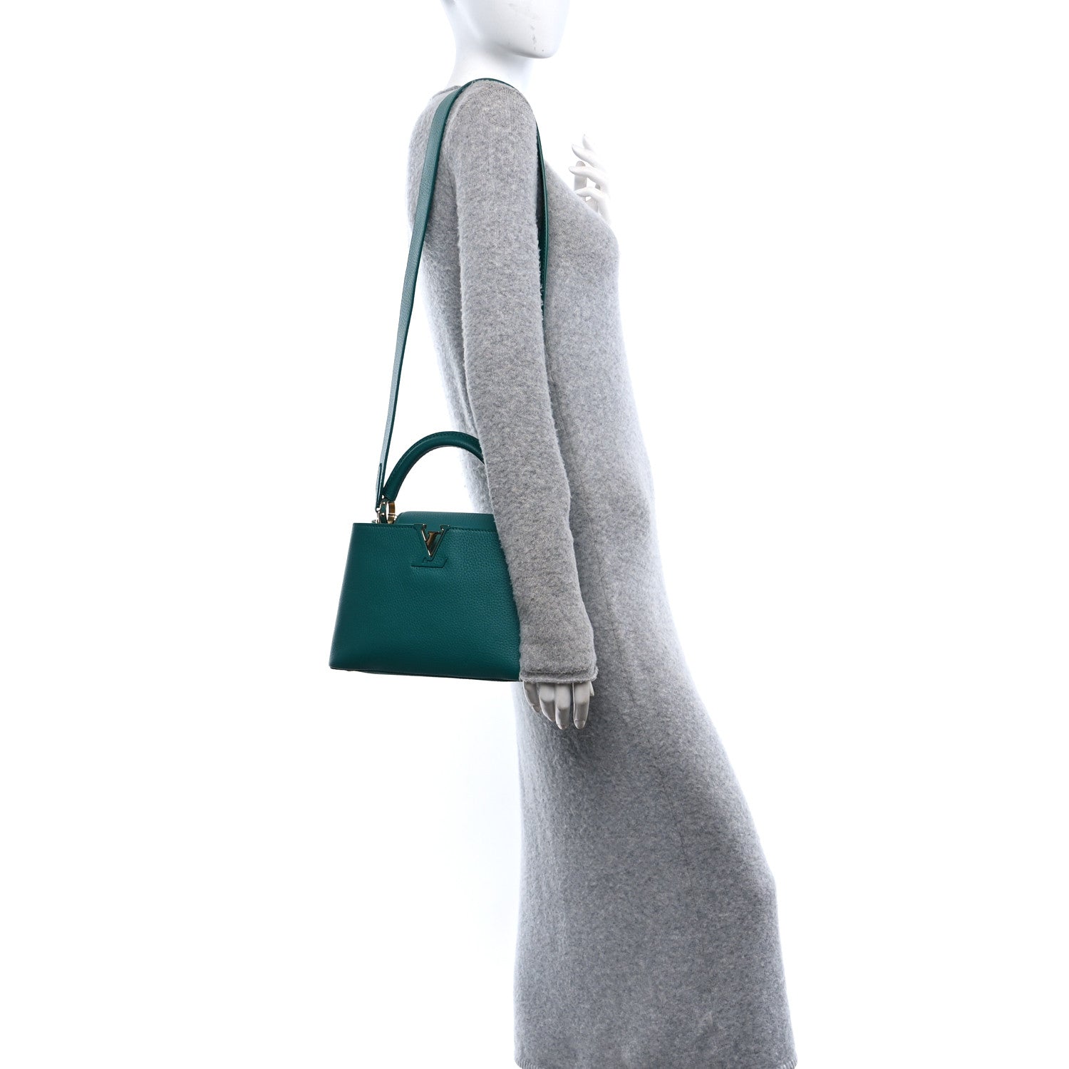 Taurillon Capucines BB Emerald