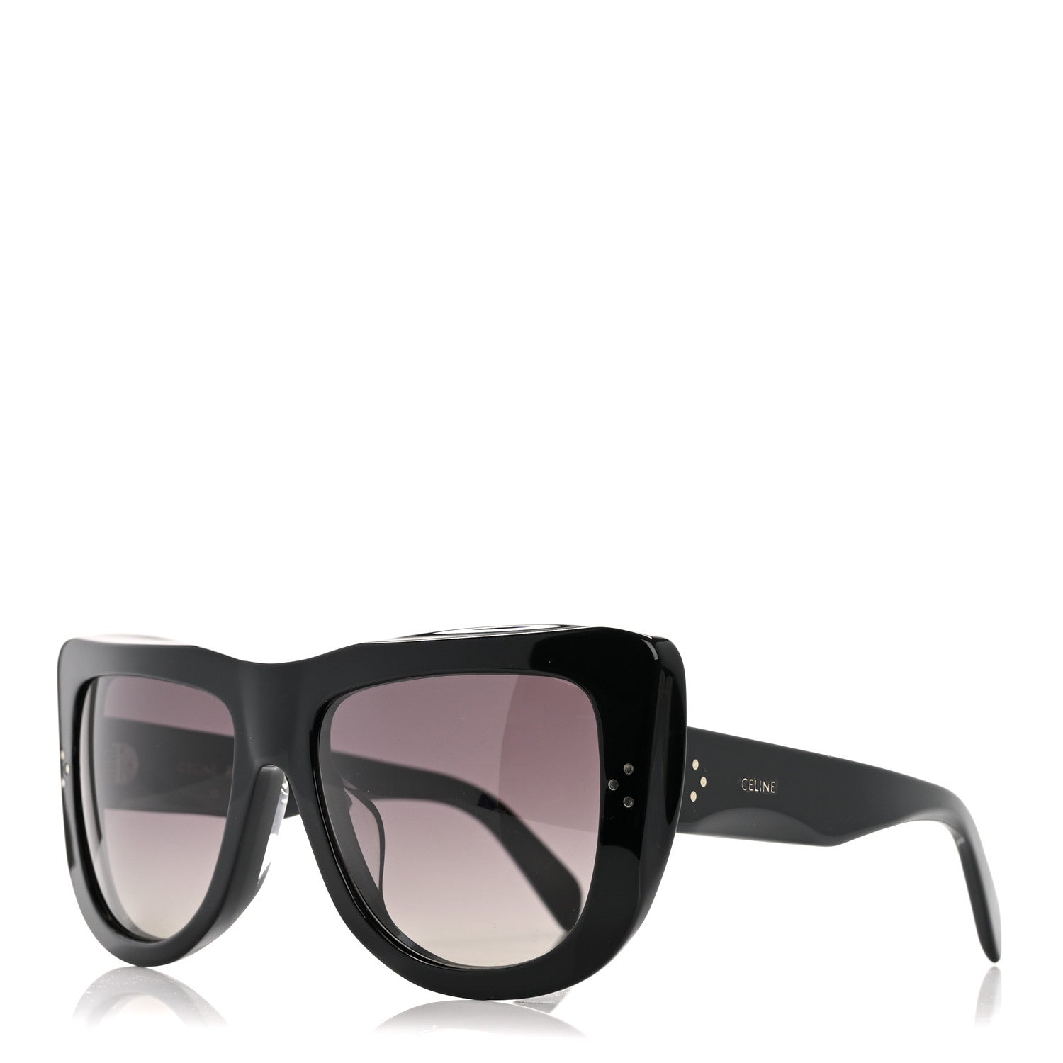 Acetate Square Sunglasses CL40157U Black