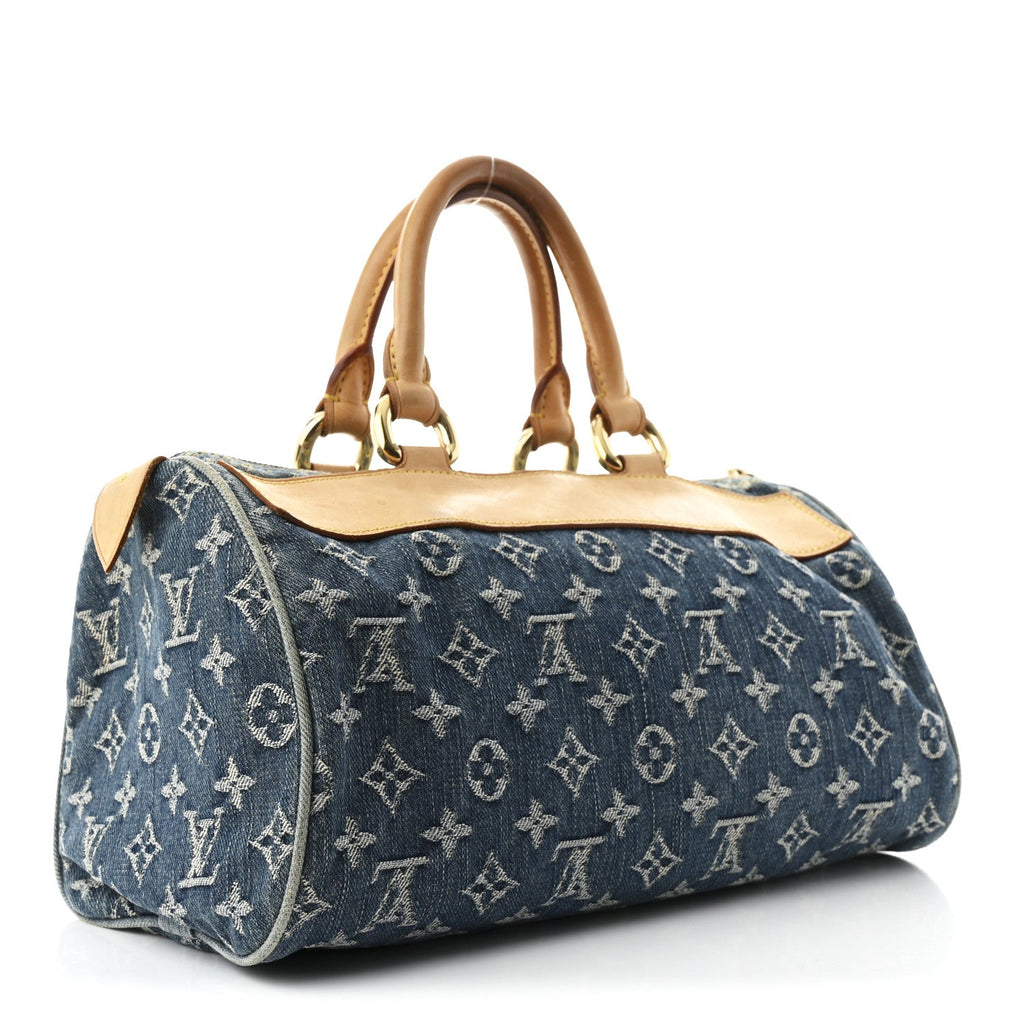 Monogram Denim Neo Speedy Blue