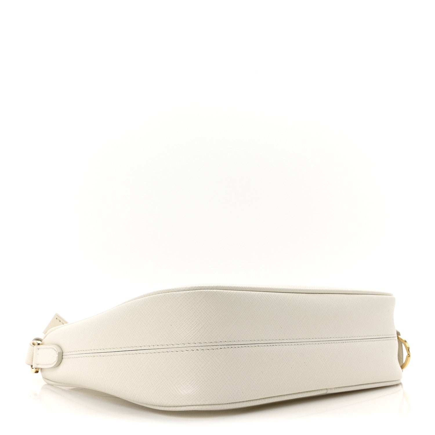 Saffiano Lux Mini Re-Edition Shoulder Bag White