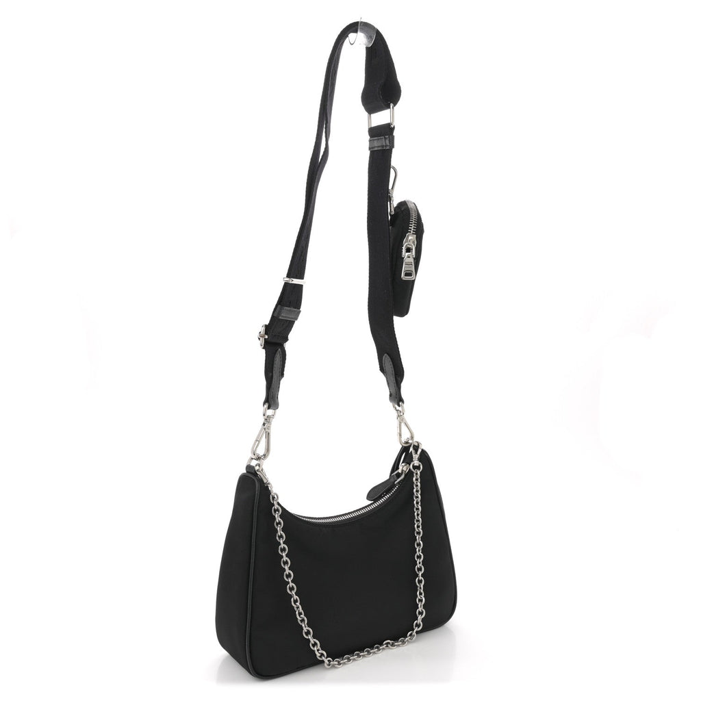 Nylon Re-Edition 2005 Shoulder Bag Black