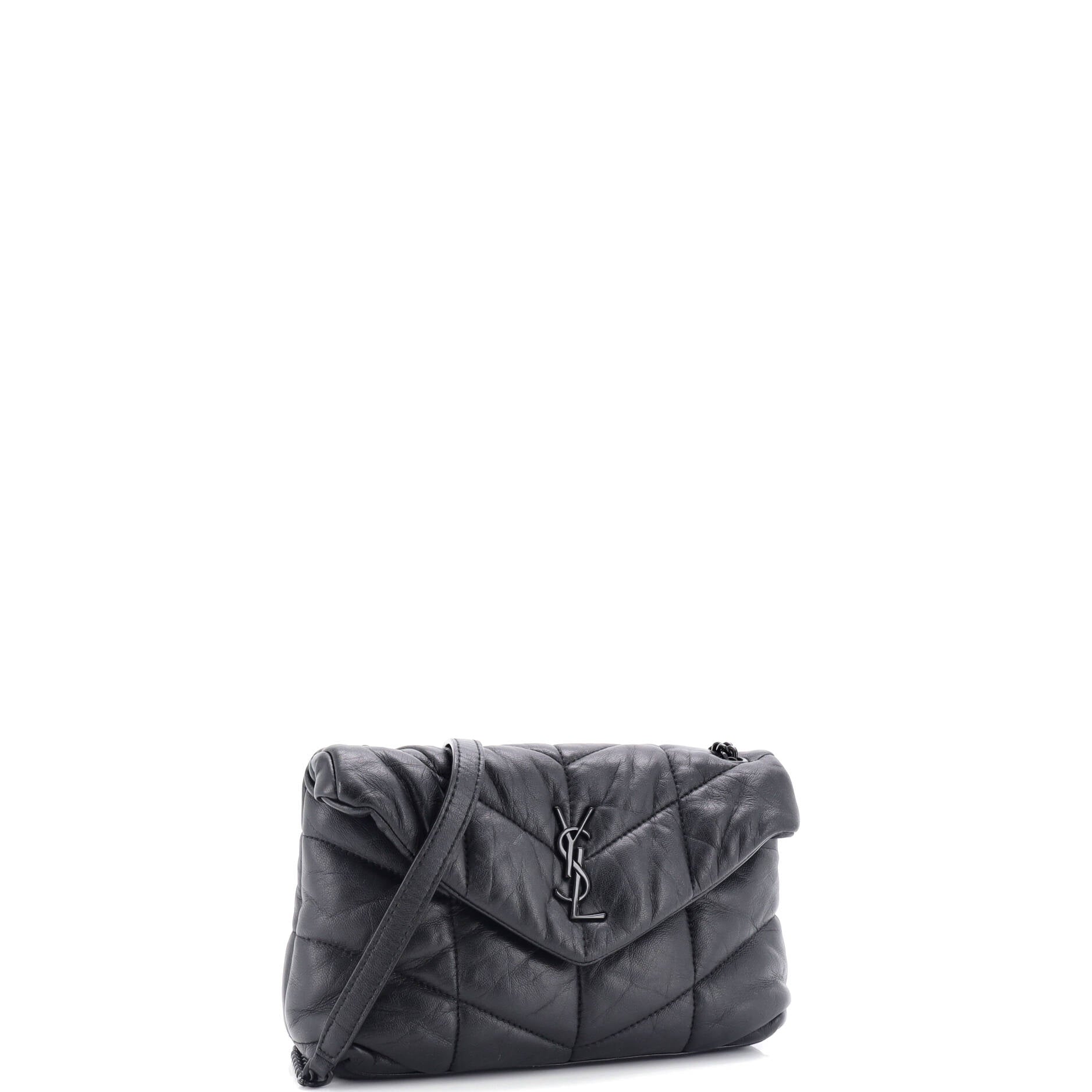 Loulou Puffer Shoulder Bag Quilted Leather Mini