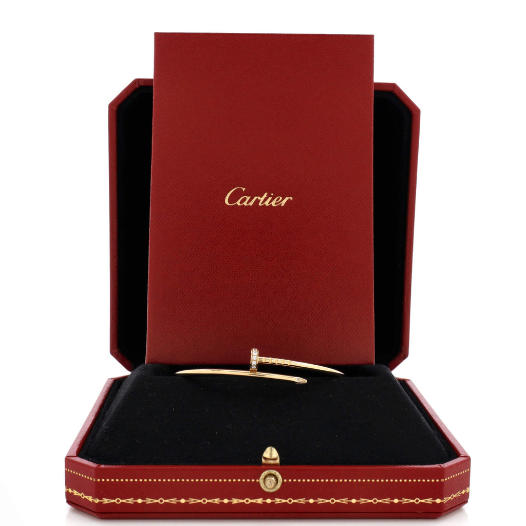 Juste un Clou Bracelet 18K Yellow Gold with Diamonds Small