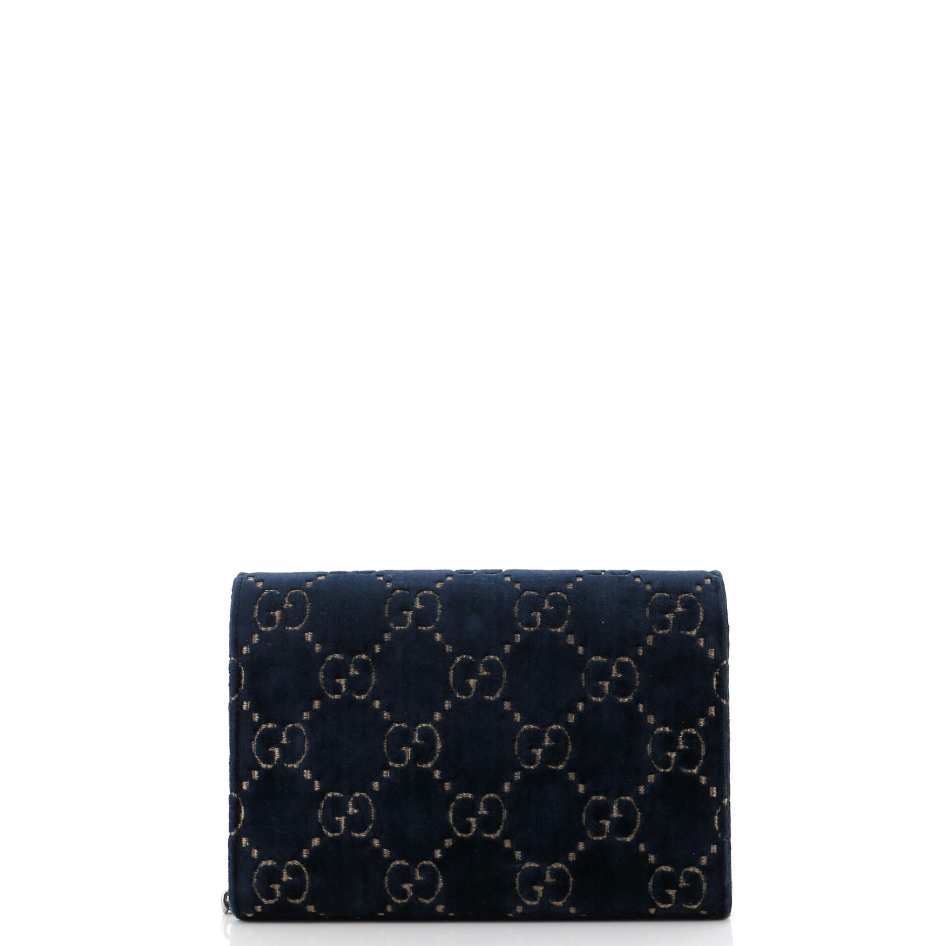 Dionysus Chain Wallet GG Velvet Small