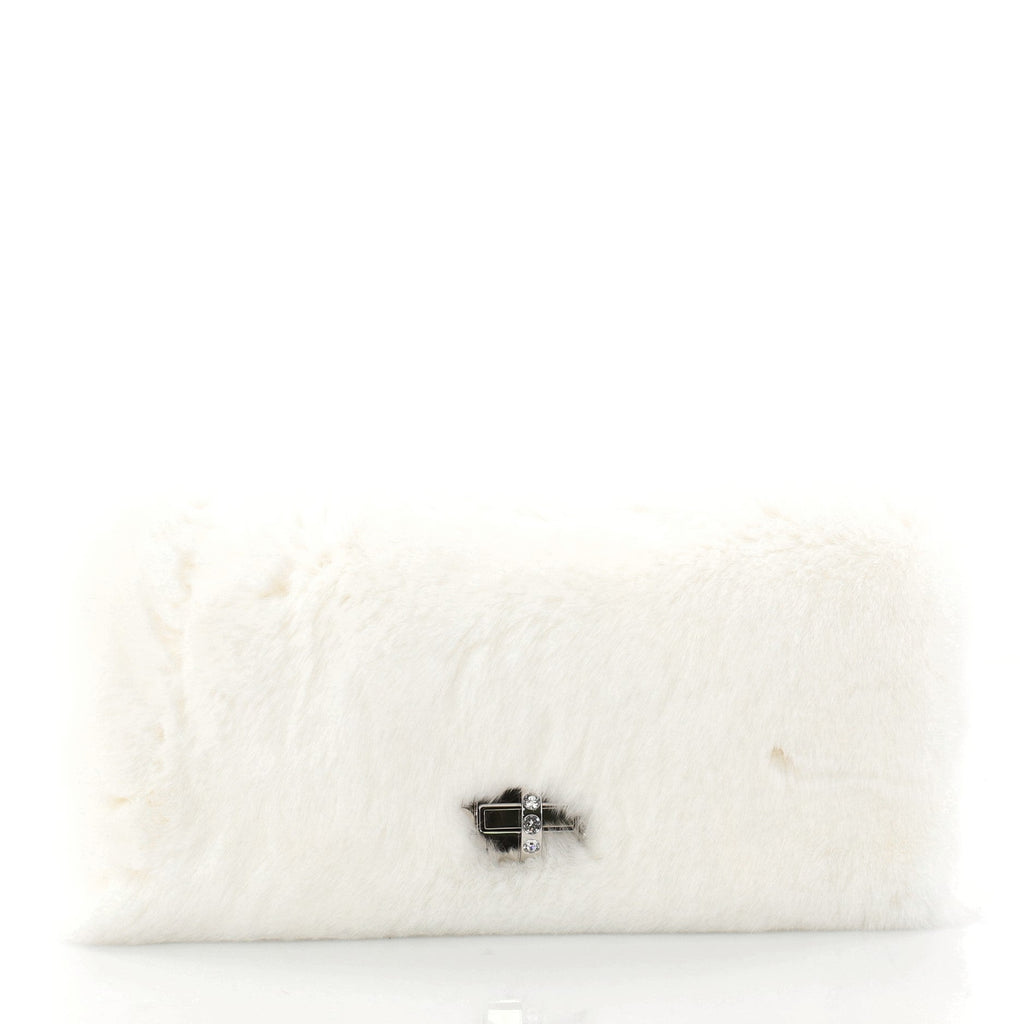 Crystal Clutch Fur Medium