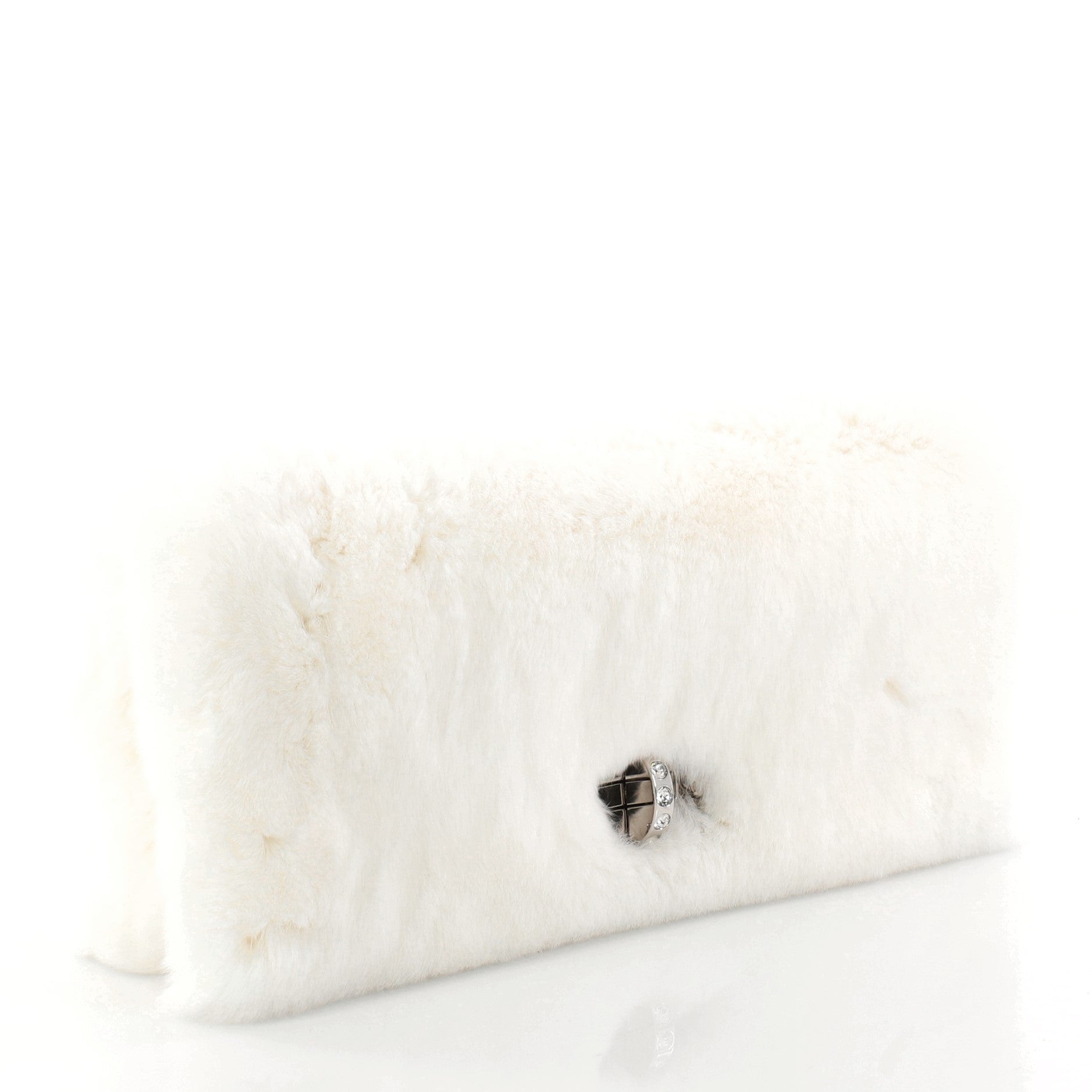 Crystal Clutch Fur Medium