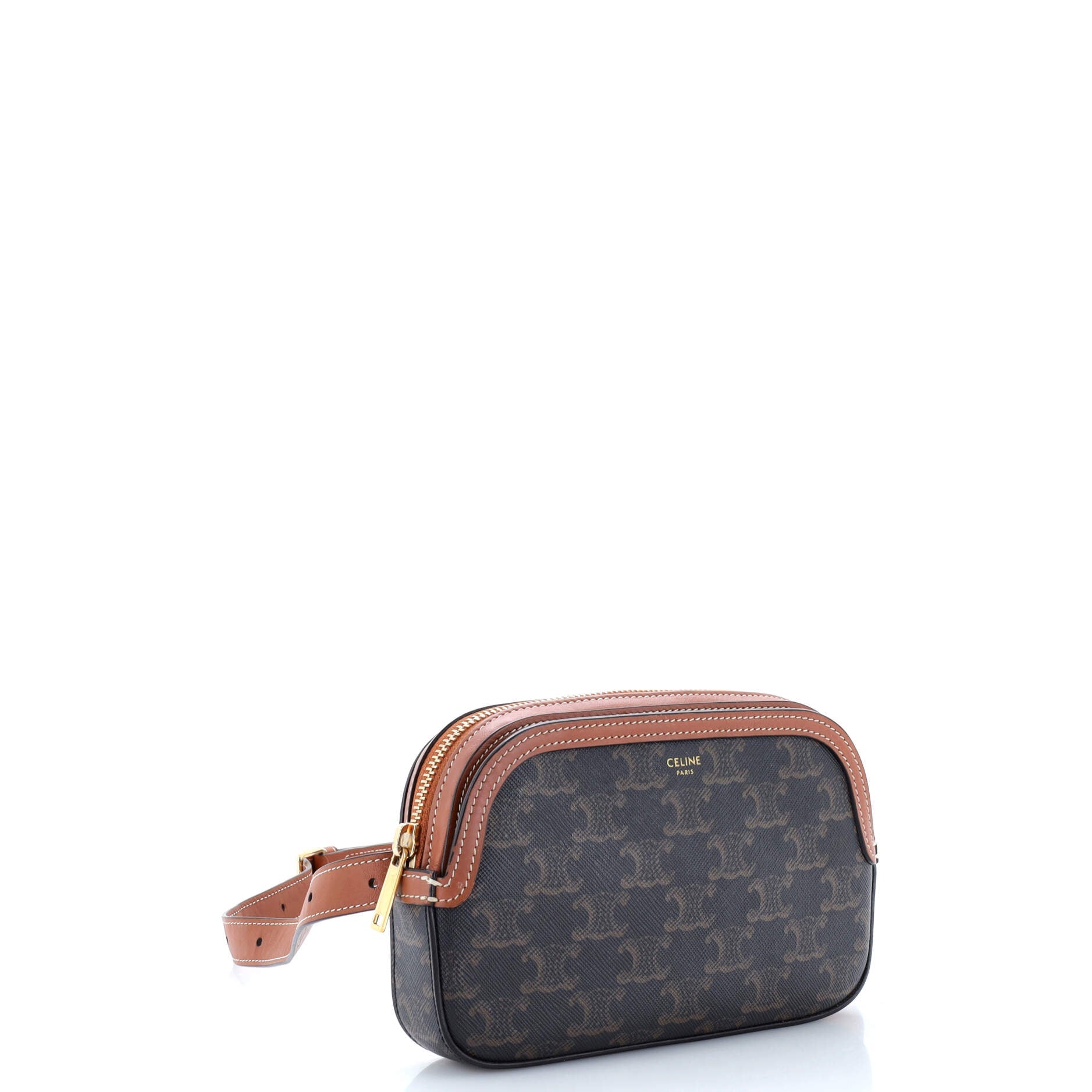Camera Bag Triomphe Coated Canvas Small