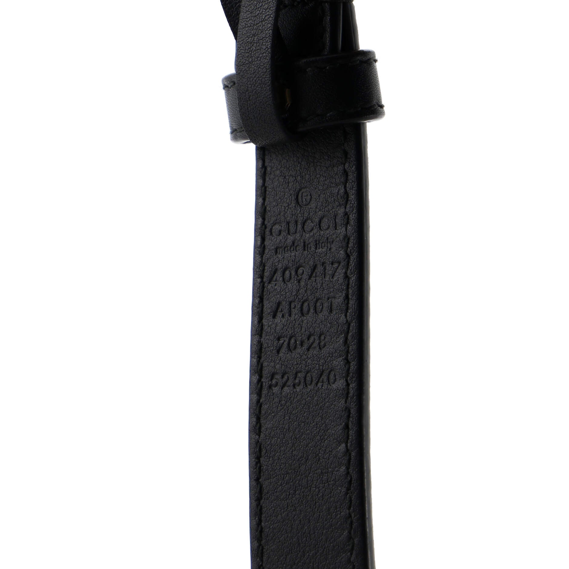 GG Marmont Belt Leather Thin 70
