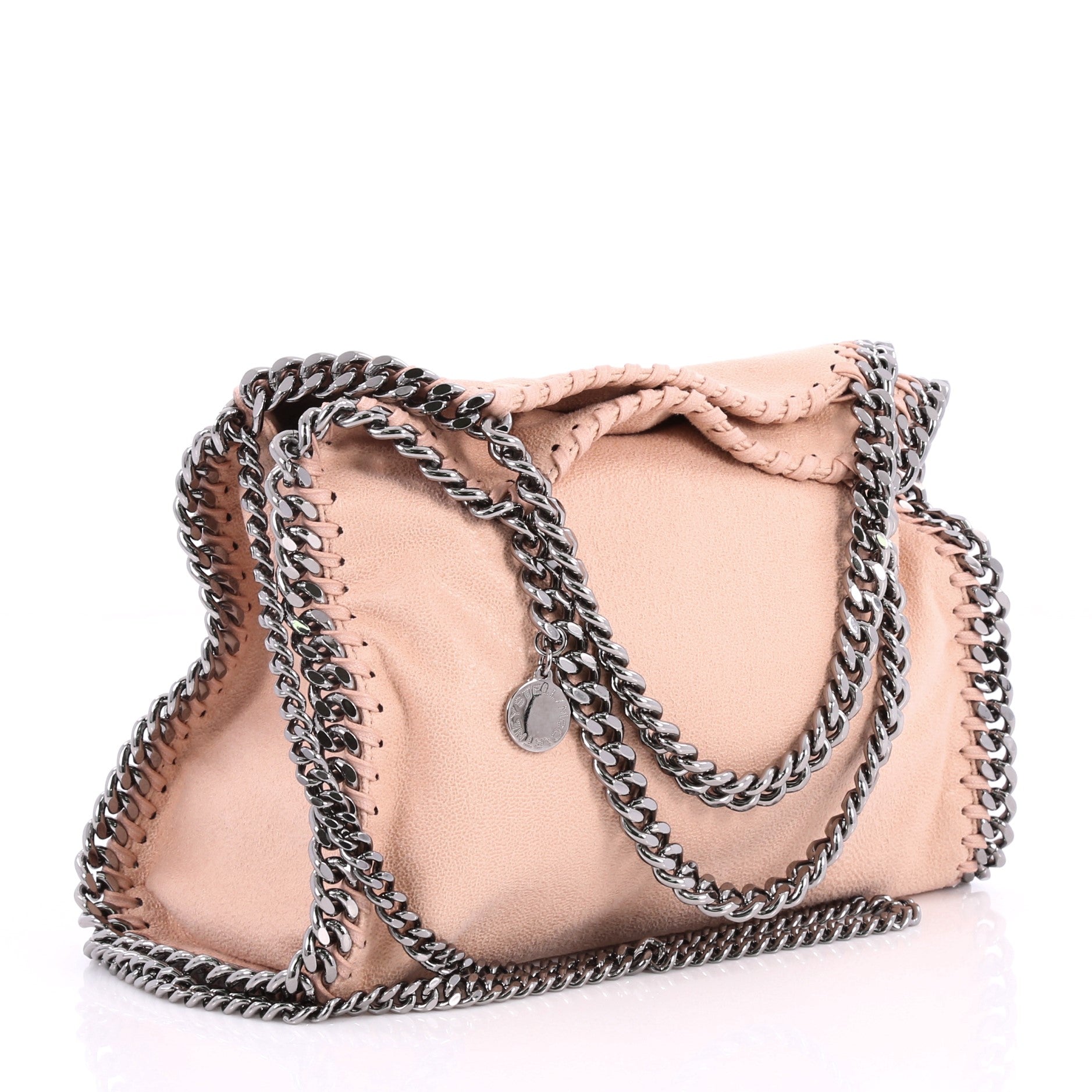 Falabella Fold Over Crossbody Bag Shaggy Deer Mini