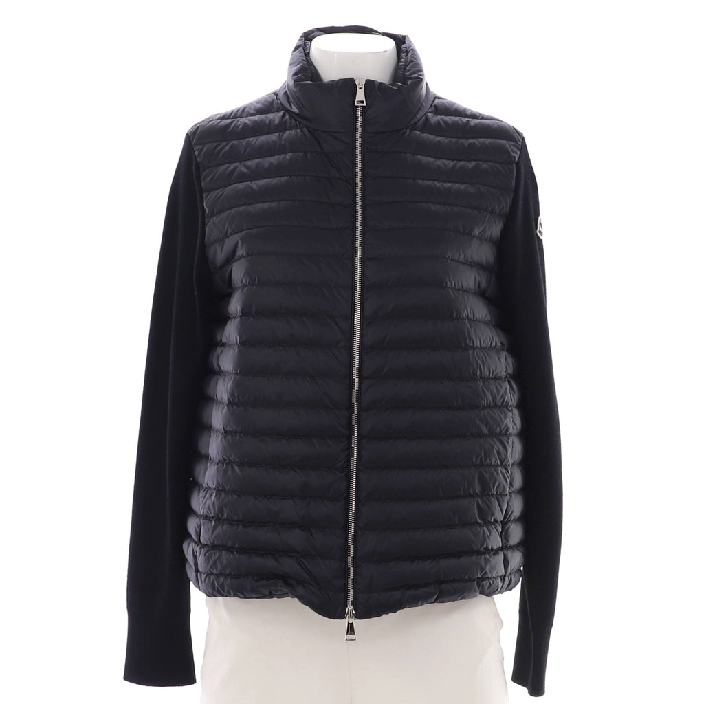 Women's Grenoble Zip Puffer Jacket Quilted Polyamide with Down and Wool