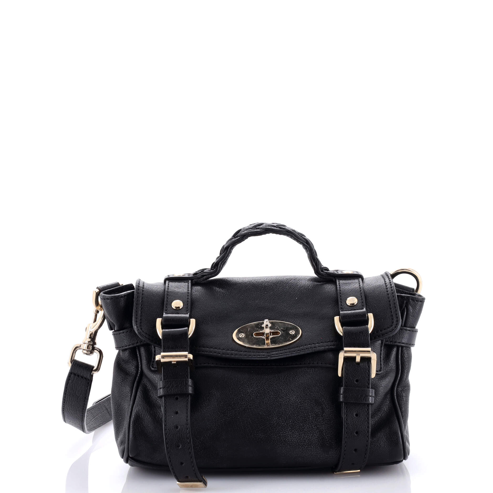 Alexa Satchel NM Grainy Leather Mini
