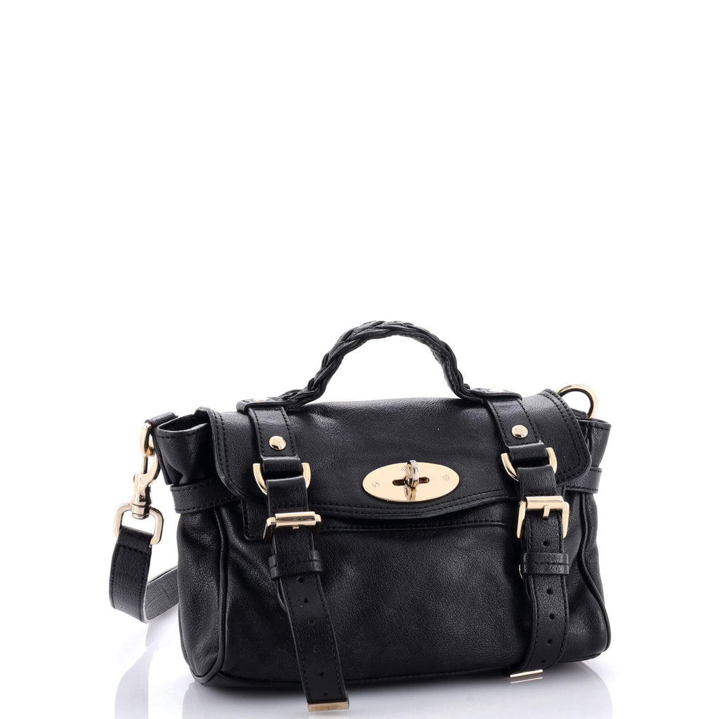 Alexa Satchel NM Grainy Leather Mini