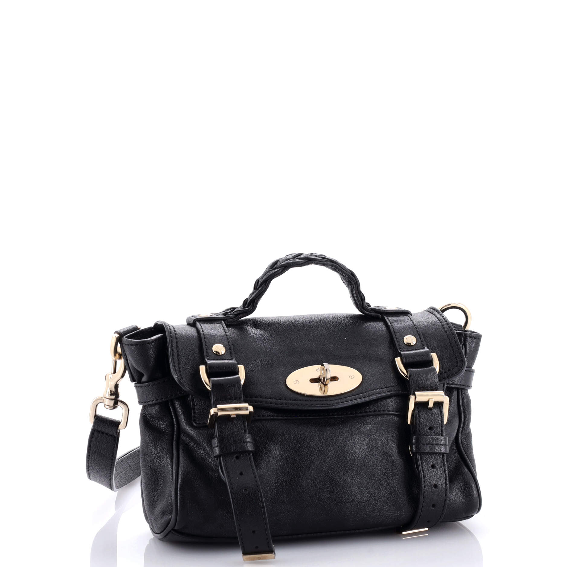 Alexa Satchel NM Grainy Leather Mini