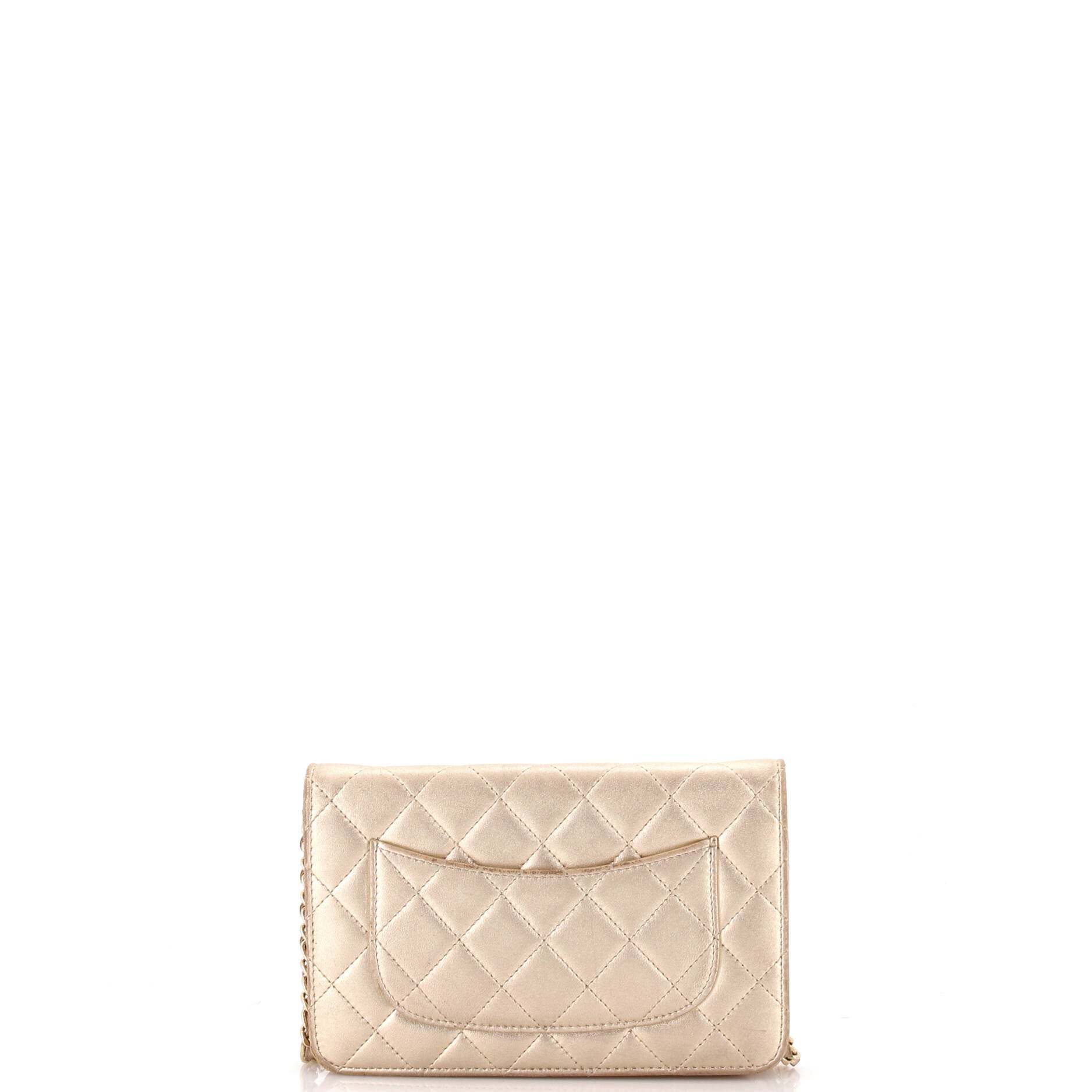 Wallet on Chain Quilted Lambskin