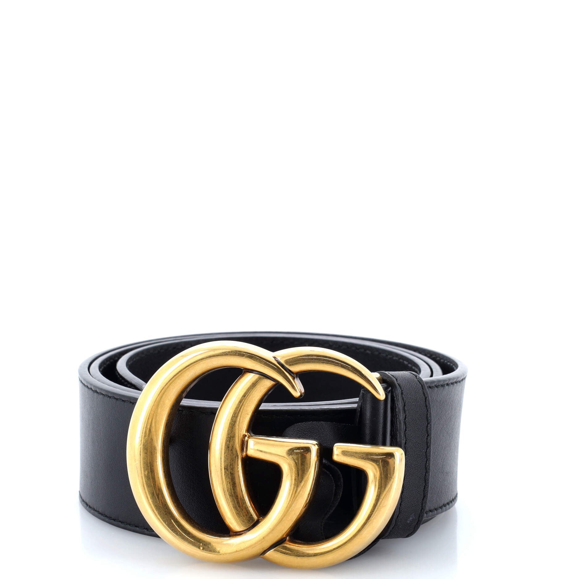 GG Marmont Belt Leather Wide 75