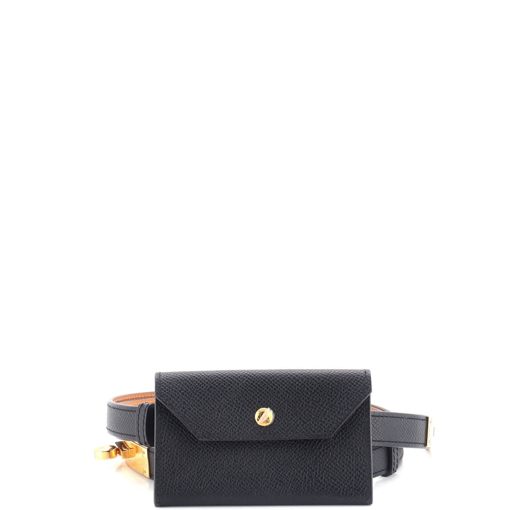 Kelly Pocket Belt Leather Thin 70