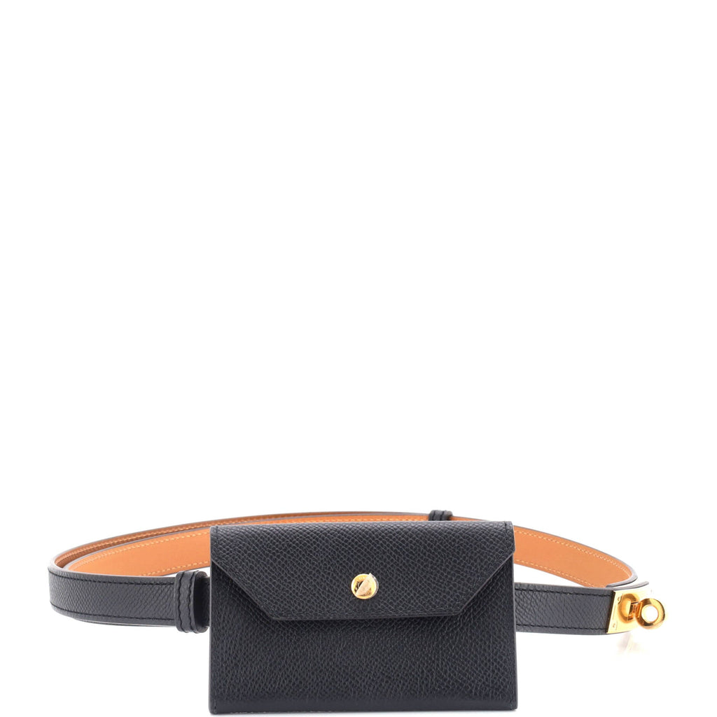 Kelly Pocket Belt Leather Thin 70