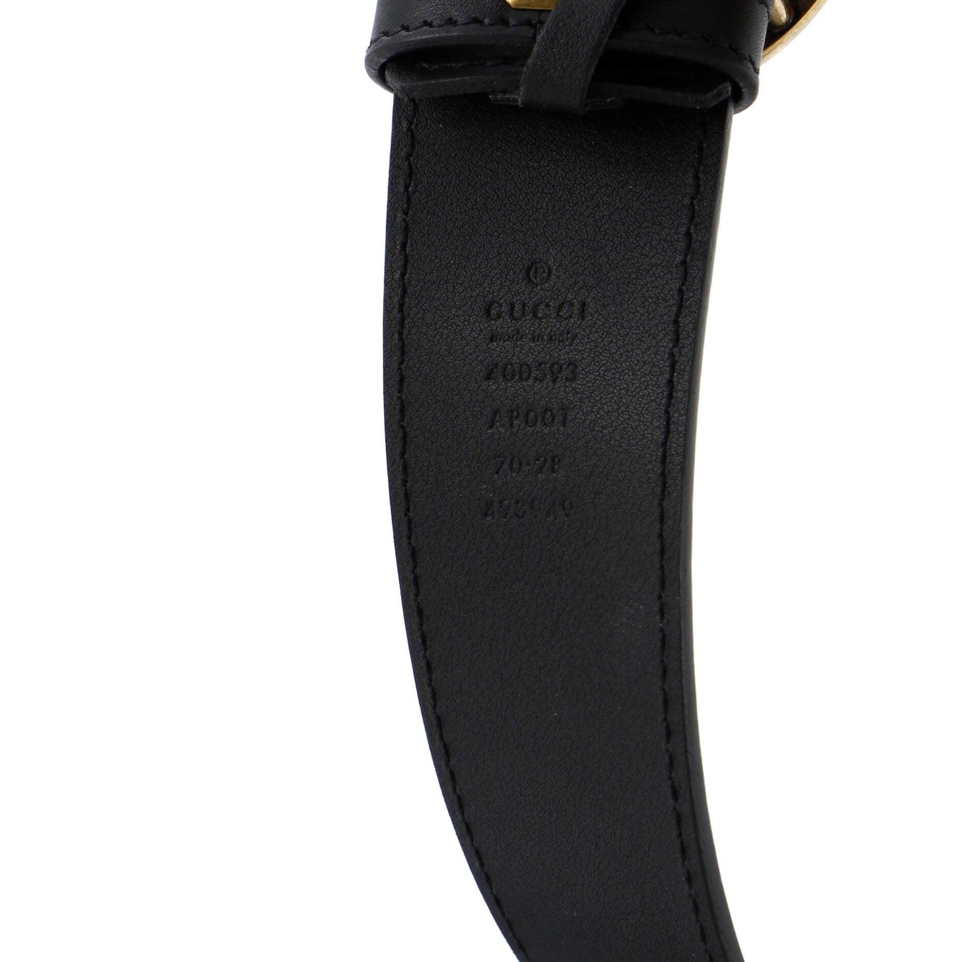 GG Marmont Belt Leather Wide 70