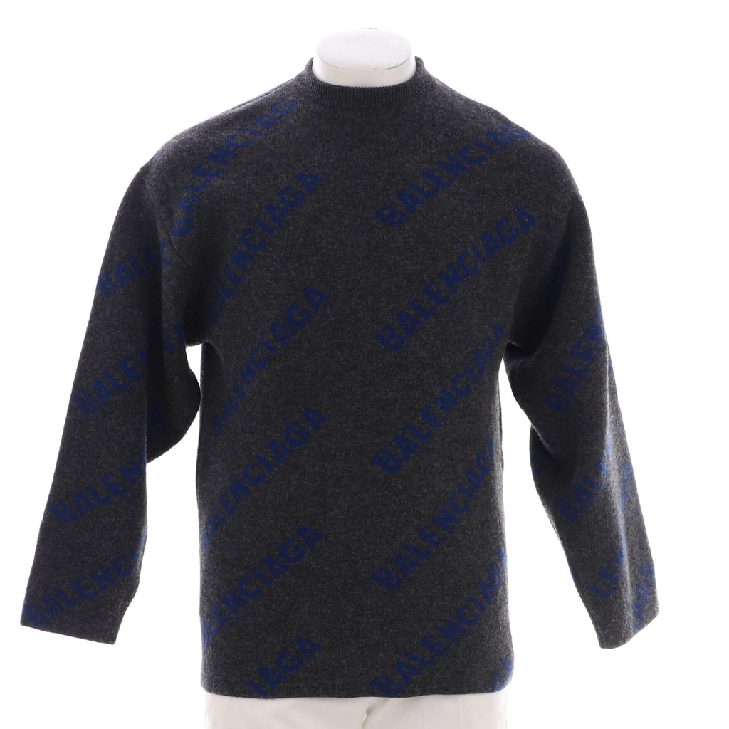 All Over Logo Sweater Wool Blend
