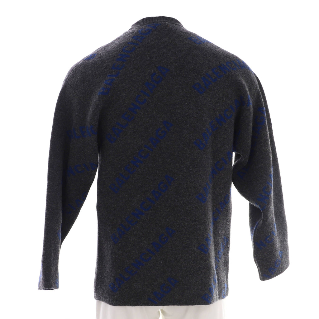 All Over Logo Sweater Wool Blend