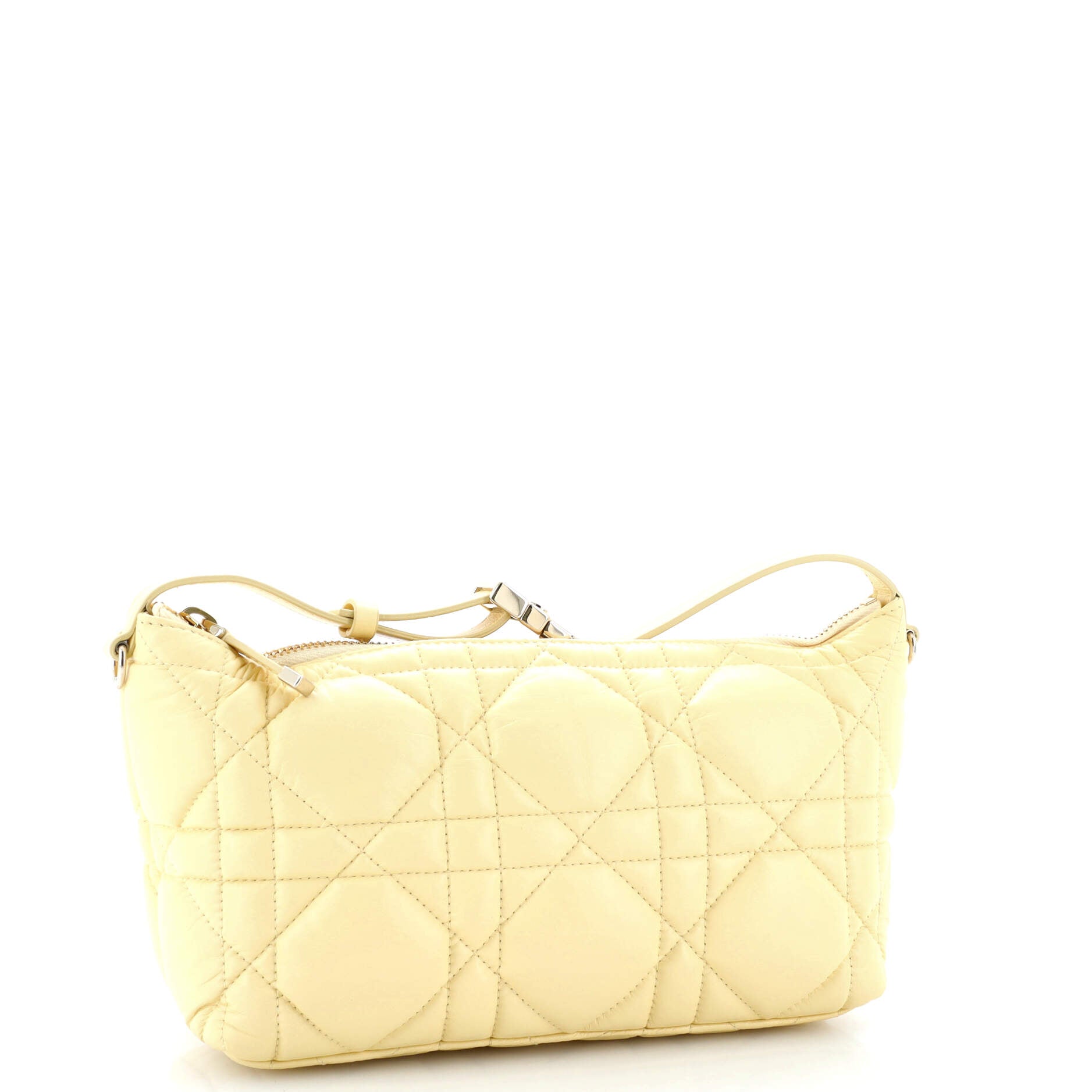 DiorTravel Nomad Pouch Macrocannage Quilt Calfskin Medium