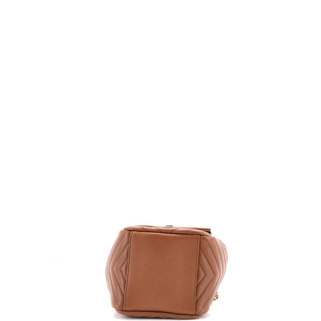 Joe Bucket Bag Matelasse Chevron Leather Mini