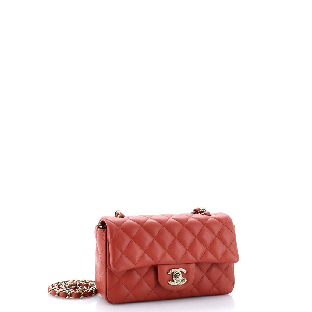Classic Single Flap Bag Quilted Lambskin Mini