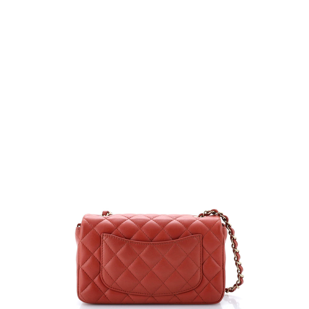 Classic Single Flap Bag Quilted Lambskin Mini