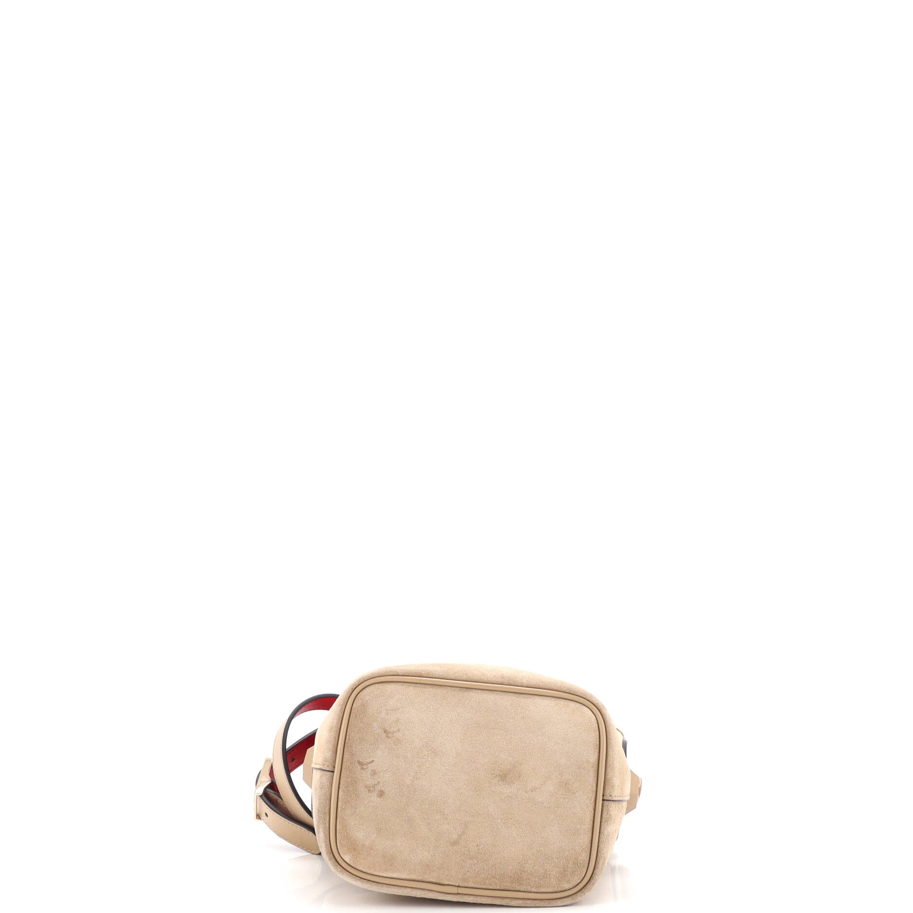 Carasky Bucket Bag Suede with Shearling Mini