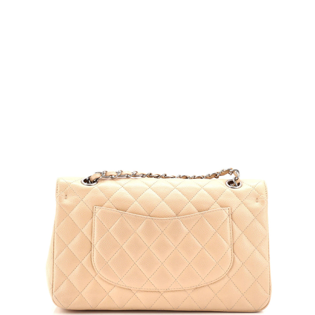 Classic Double Flap Bag Quilted Caviar Medium