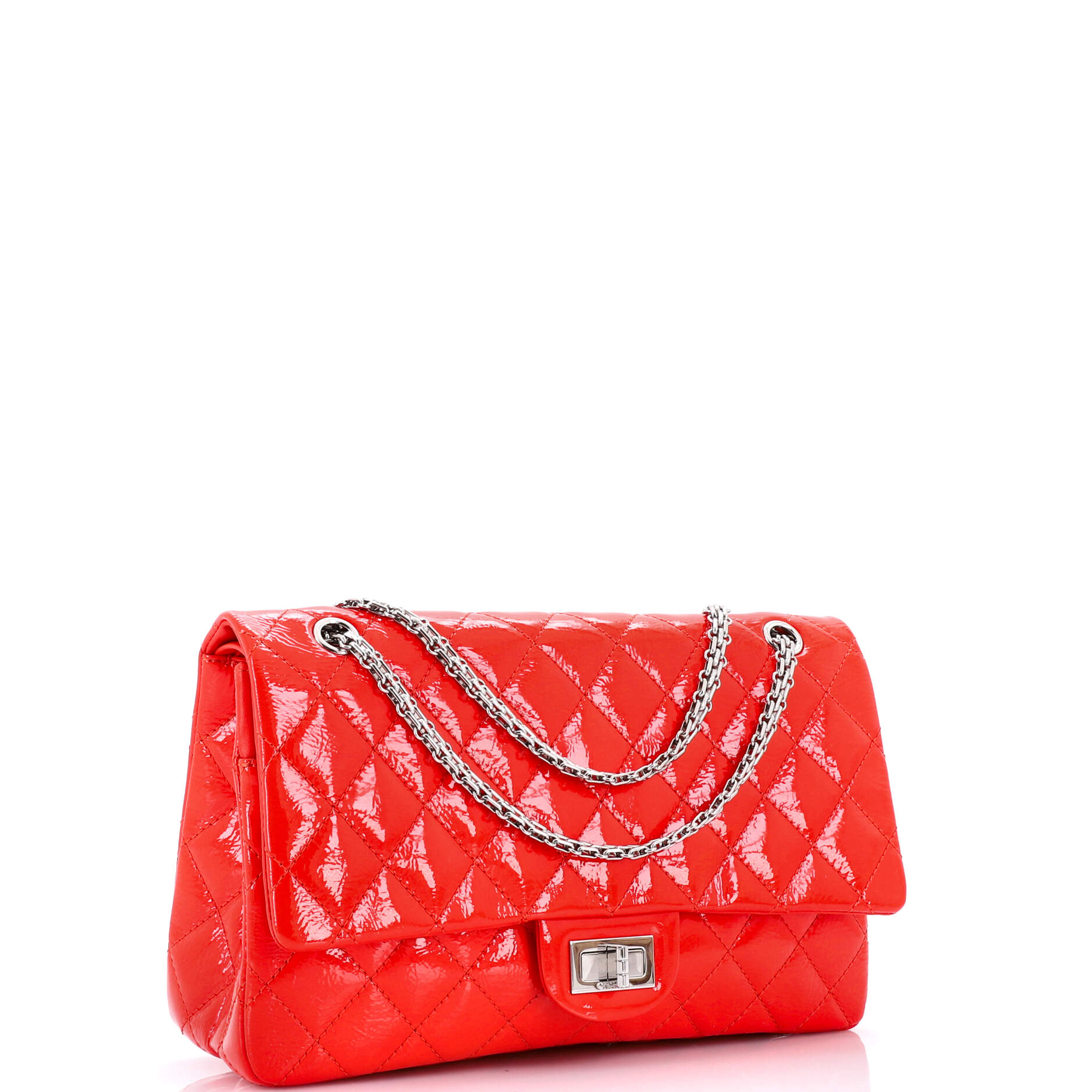 Reissue 2.55 Flap Bag Quilted Crinkled Patent 227