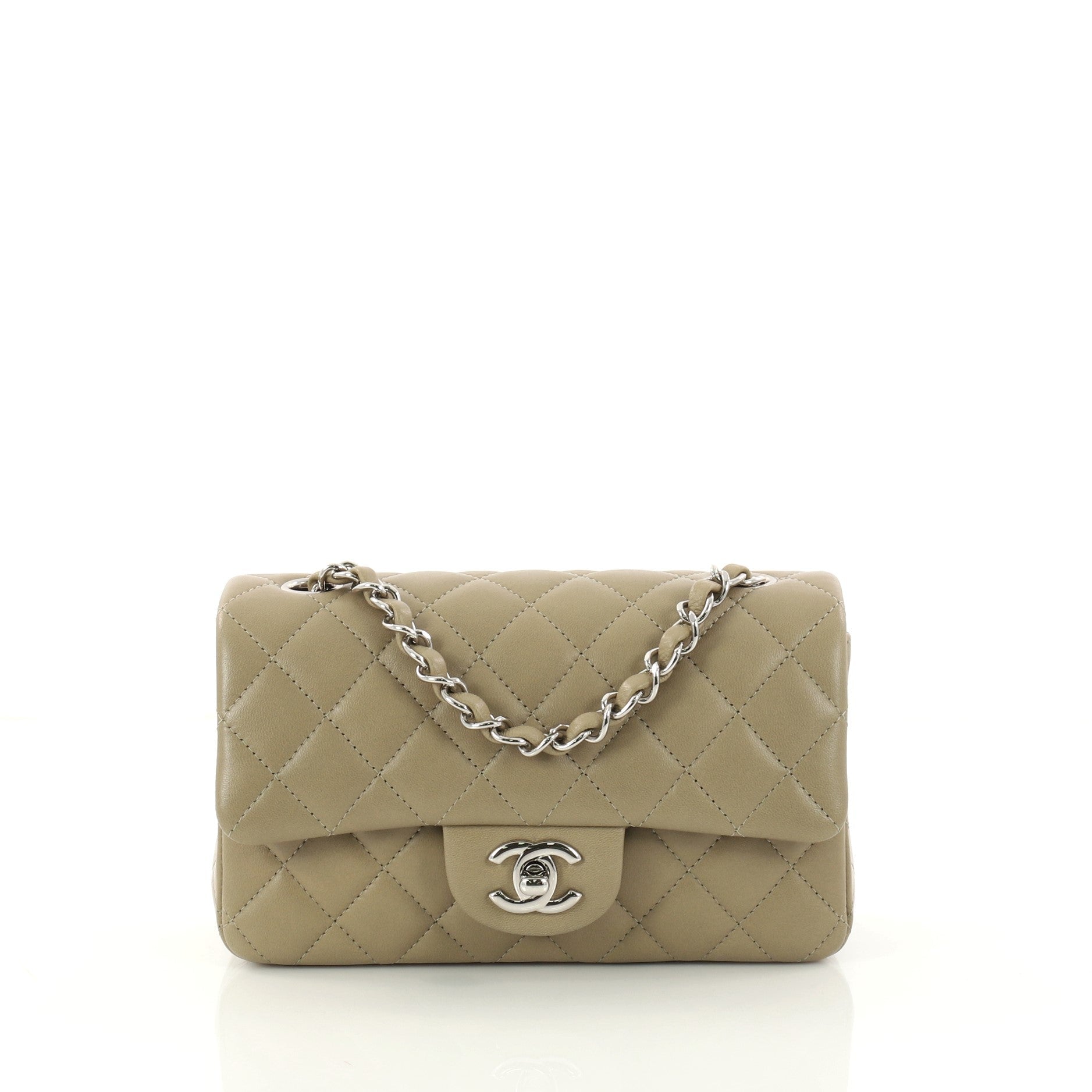 Classic Single Flap Bag Quilted Lambskin Mini